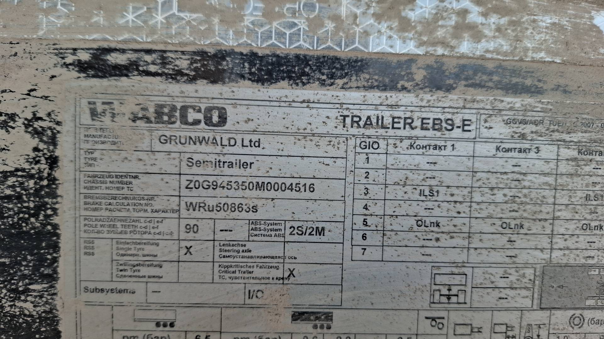 Grunwald Самосвальный TSt 31 (9453-0000010-50), 2021 года в лизинг