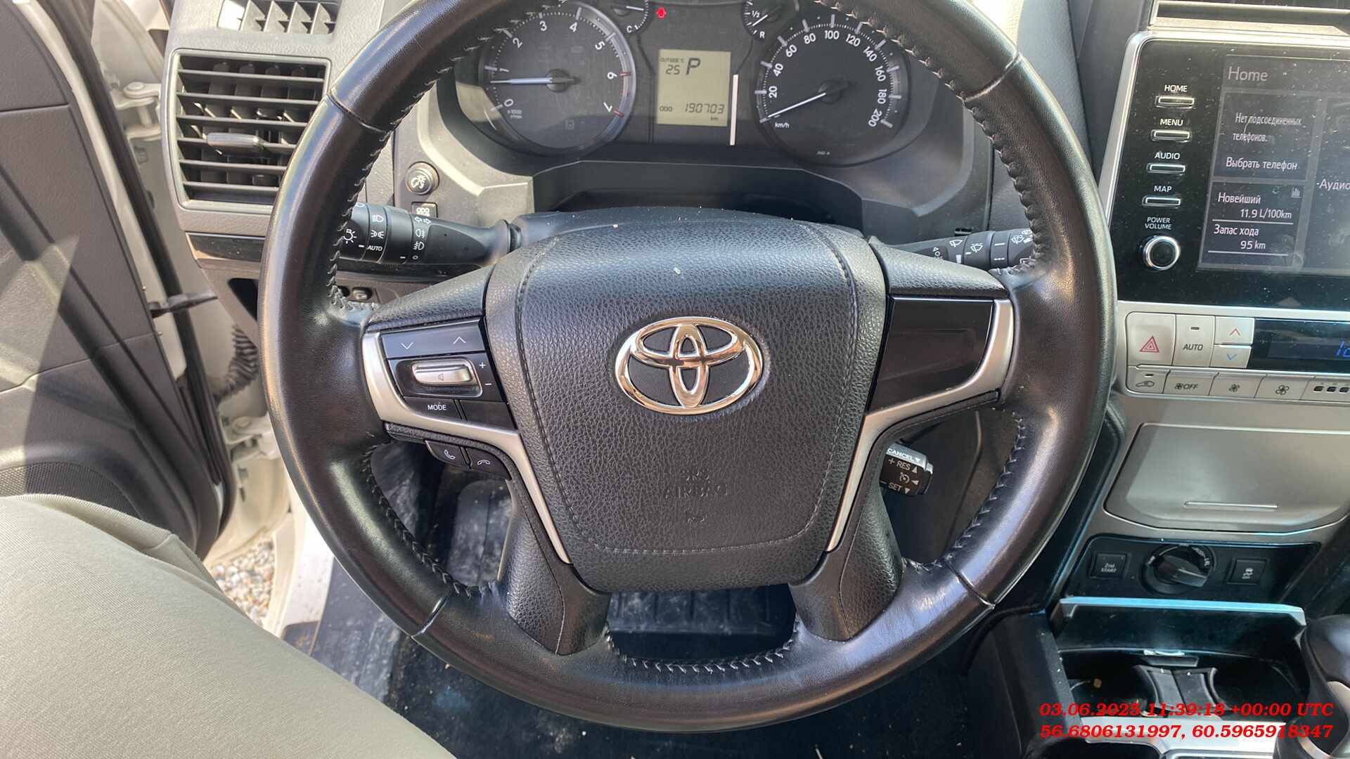 Toyota Land Cruiser Prado,  190 703 км, 2021 года в лизинг