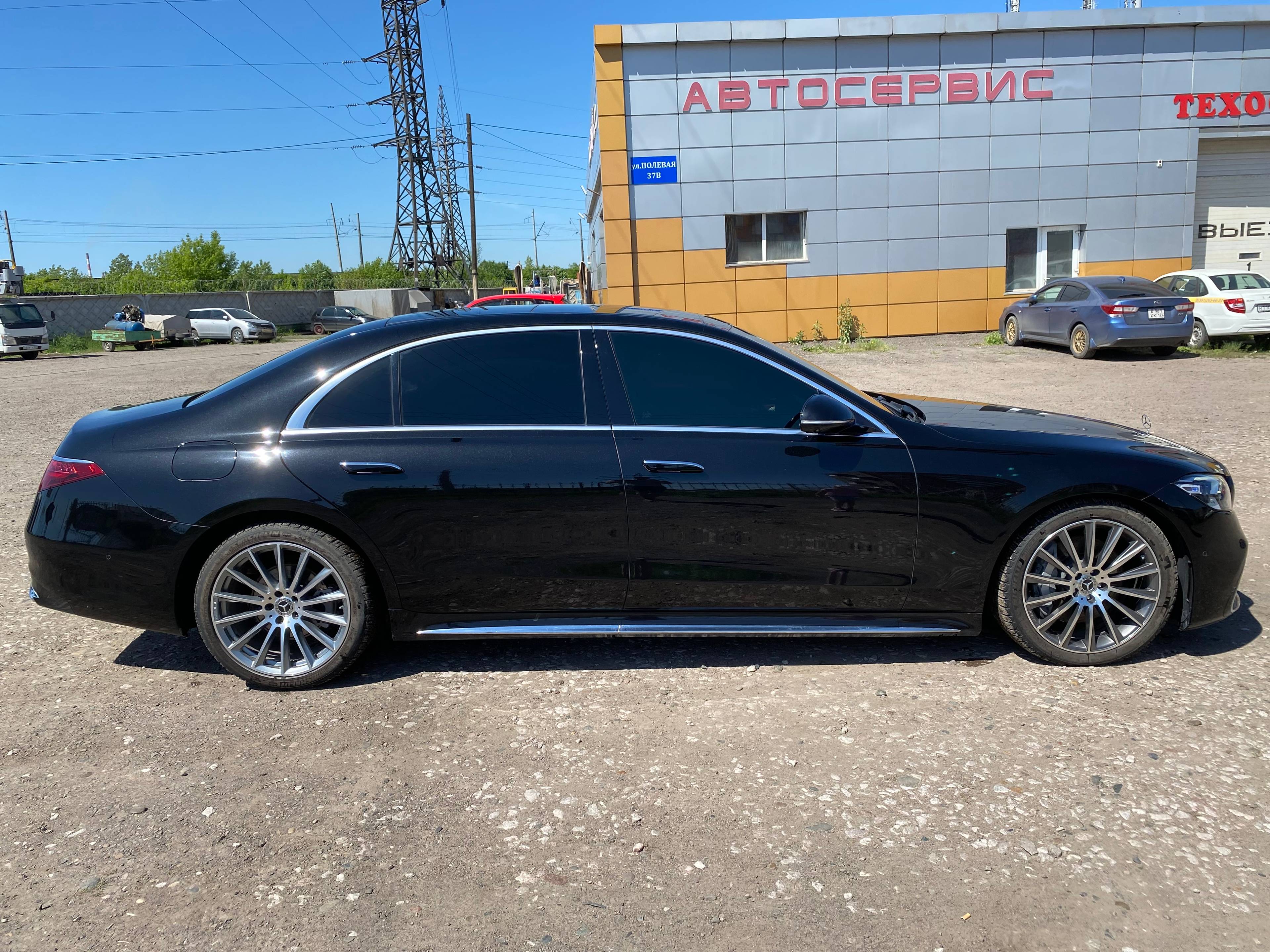 Mercedes-Benz S седан,  28 593 км, 2021 года в лизинг