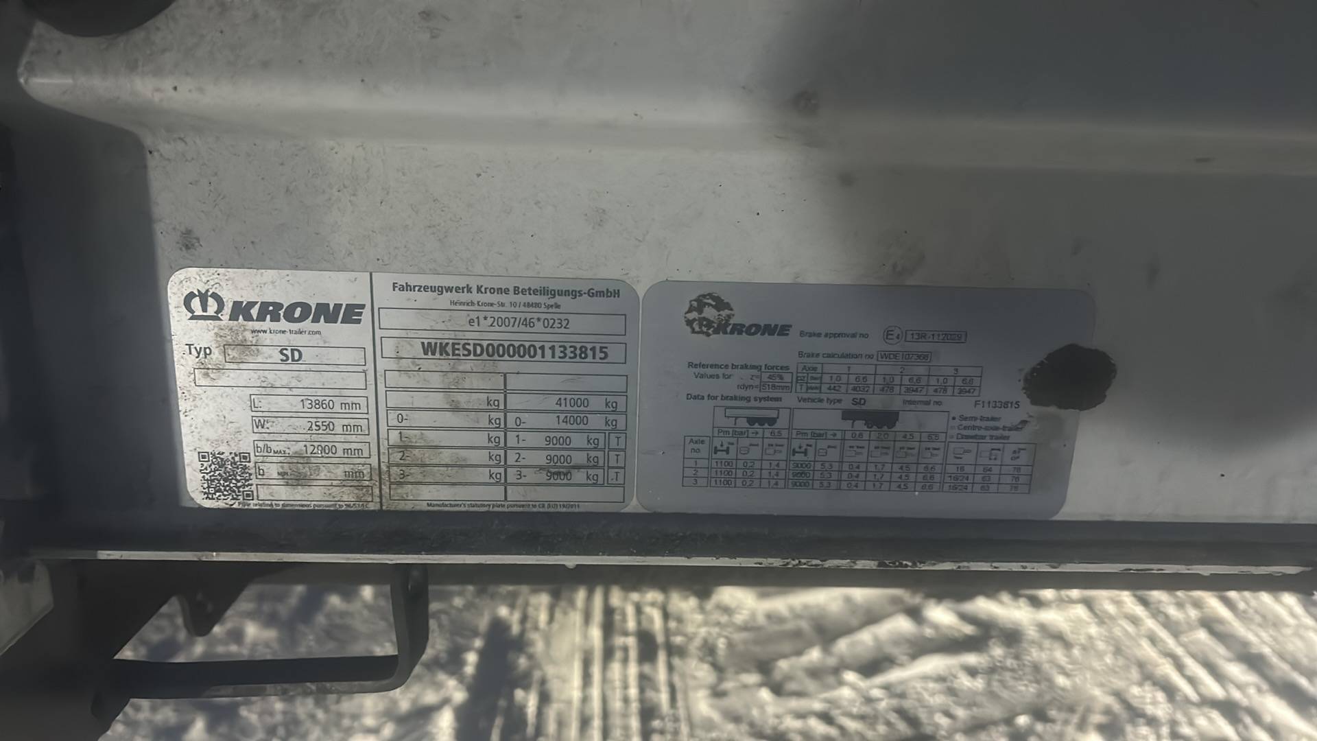 KRONE Шторный SD, 2023 года в лизинг