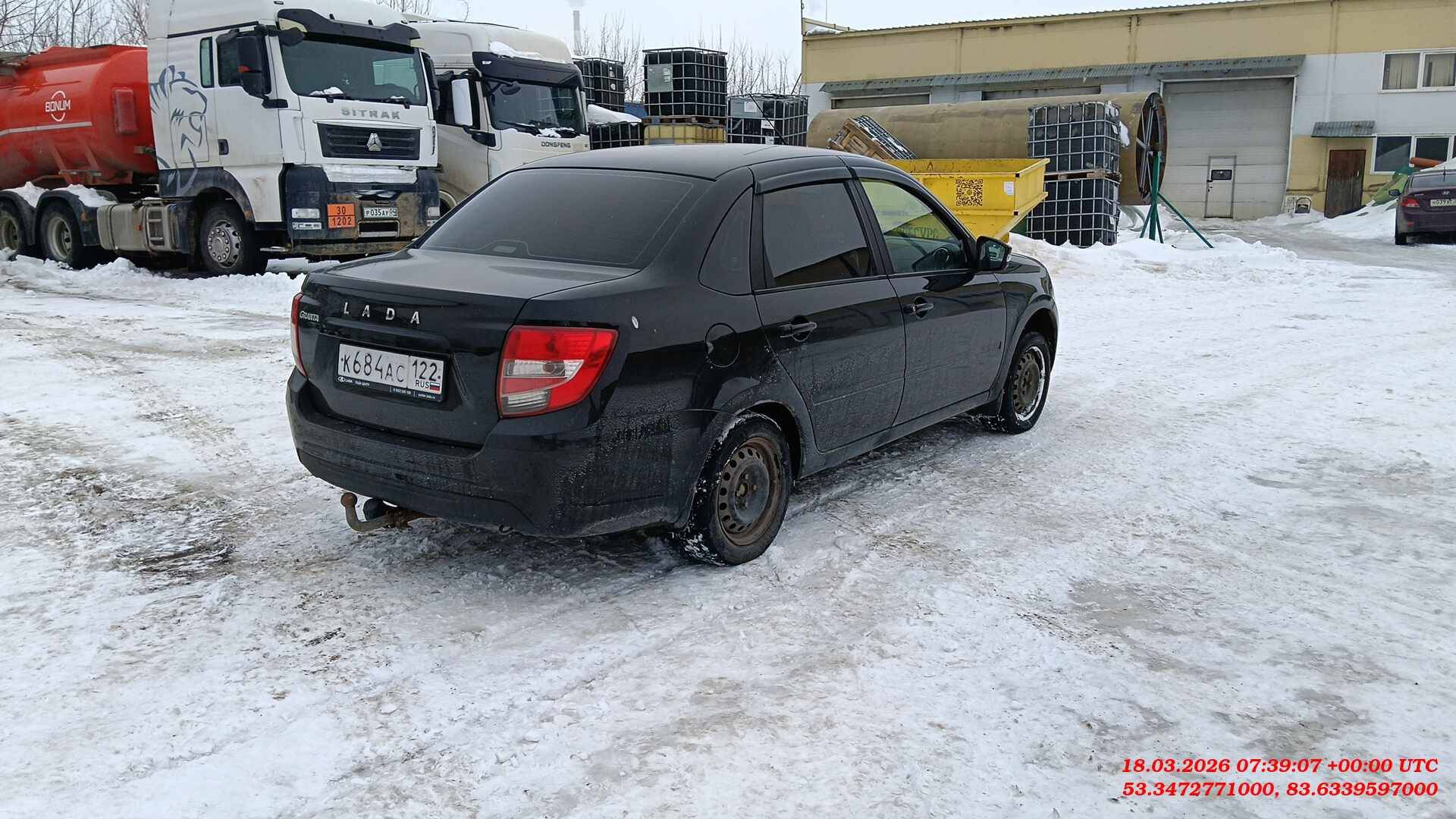 Lada Granta седан,  126 376 км, 2022 года в лизинг