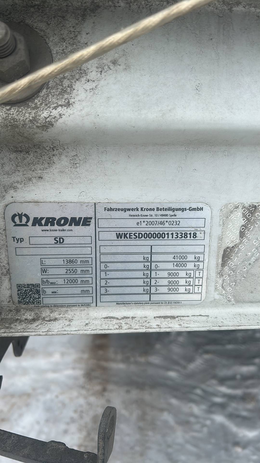 KRONE Шторный SD, 2023 года в лизинг