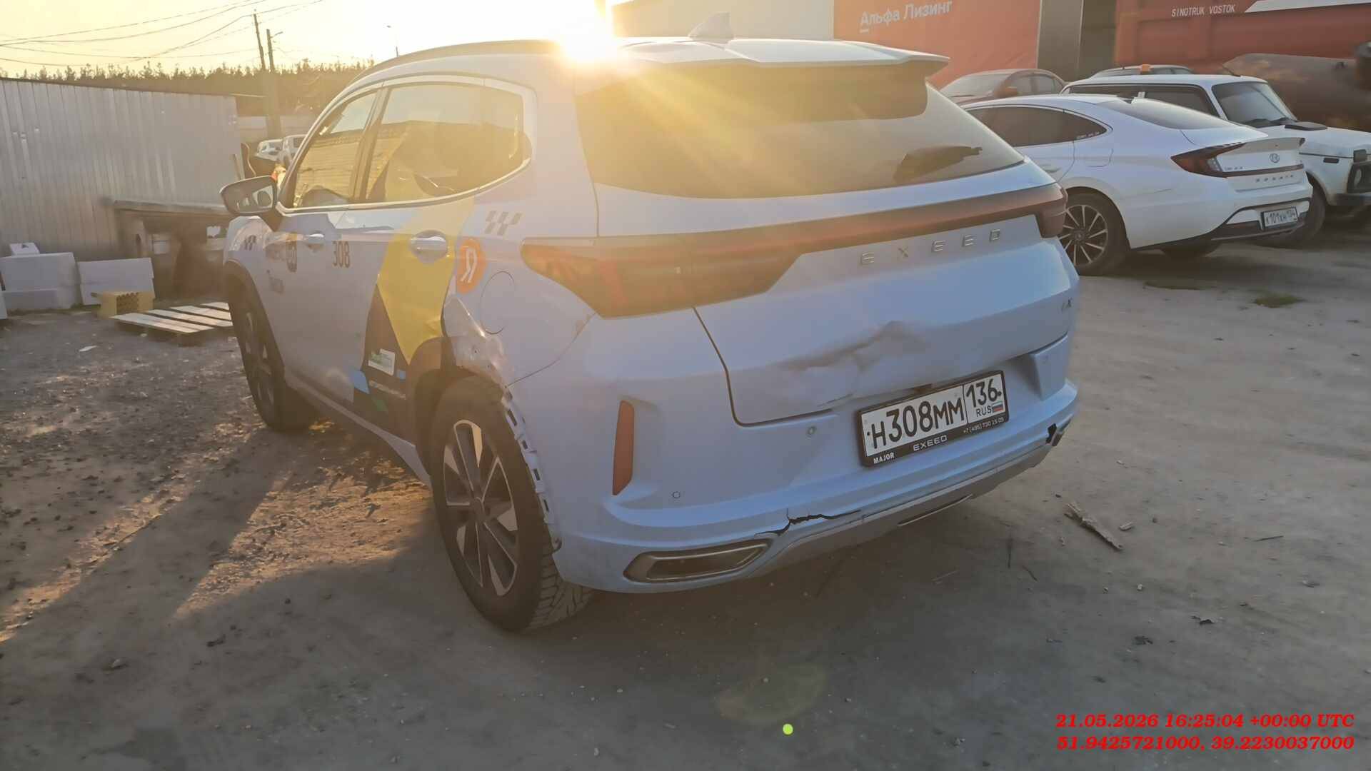 EXEED LX,  83 283 км, 2023 года в лизинг