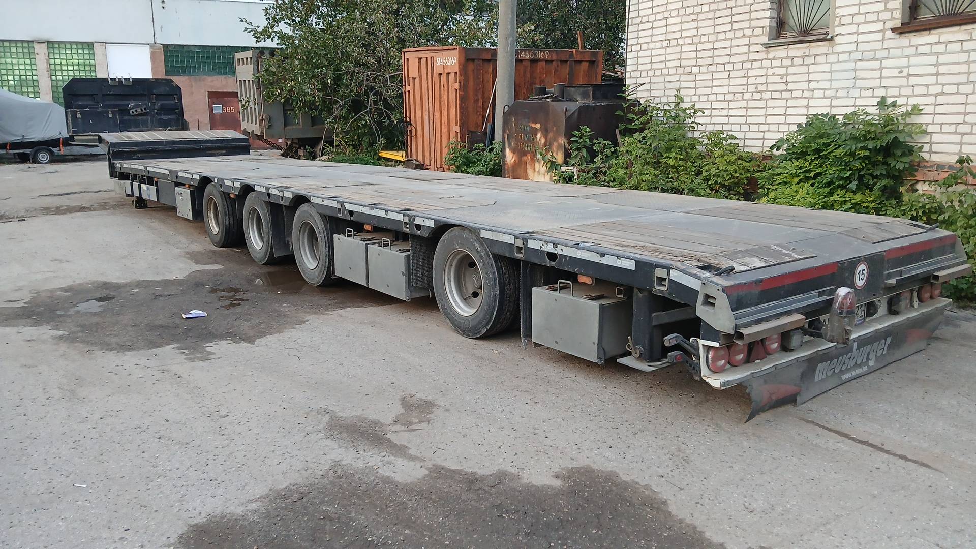 НОВТРАК Meusburger Тяжеловоз низкорамный раздвижной, ТP-480, 2023 года в лизинг