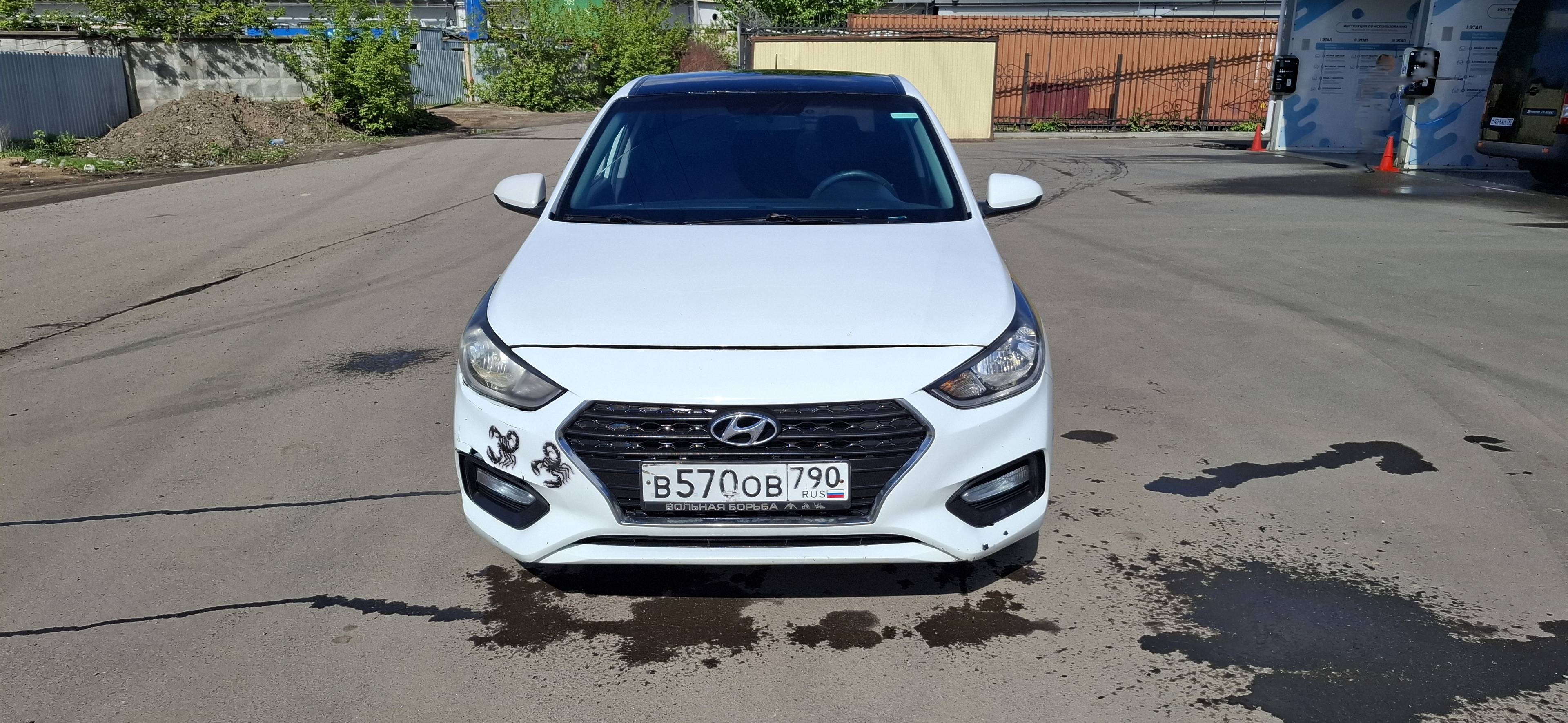 Hyundai Solaris,  284 803 км, 2019 года в лизинг