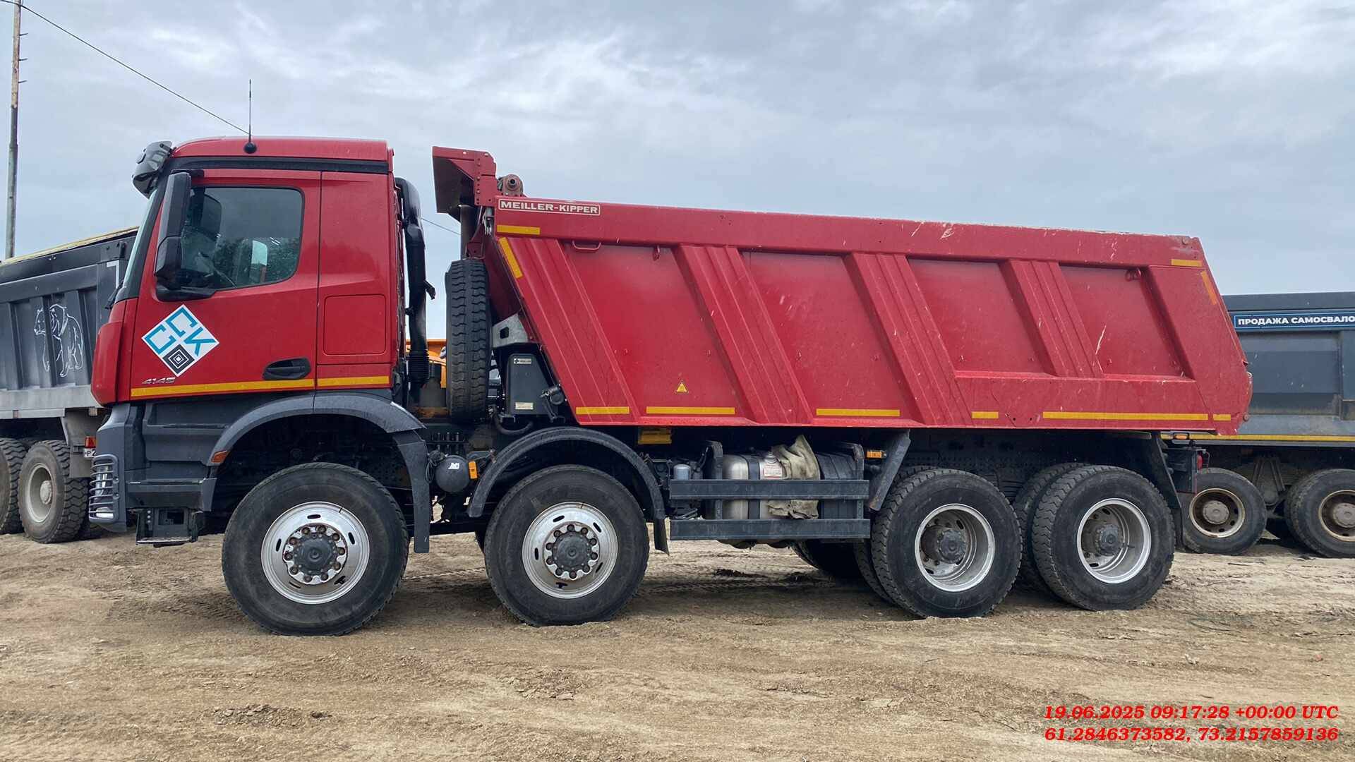 Mercedes-Benz Arocs 4158 AK 8х8 (L),  341 288 км, 2020 года в лизинг