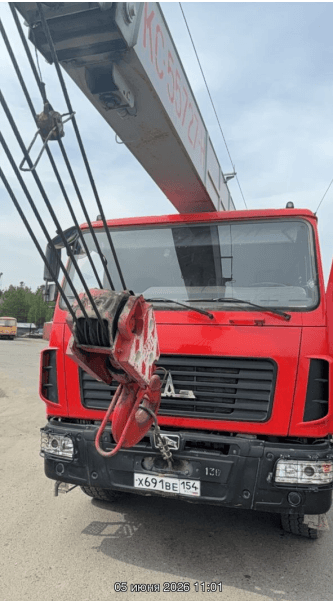 Белавтомаш КС 55727-H на шасси МАЗ 6302С5 25т,  13 512 км, 2022 года в лизинг