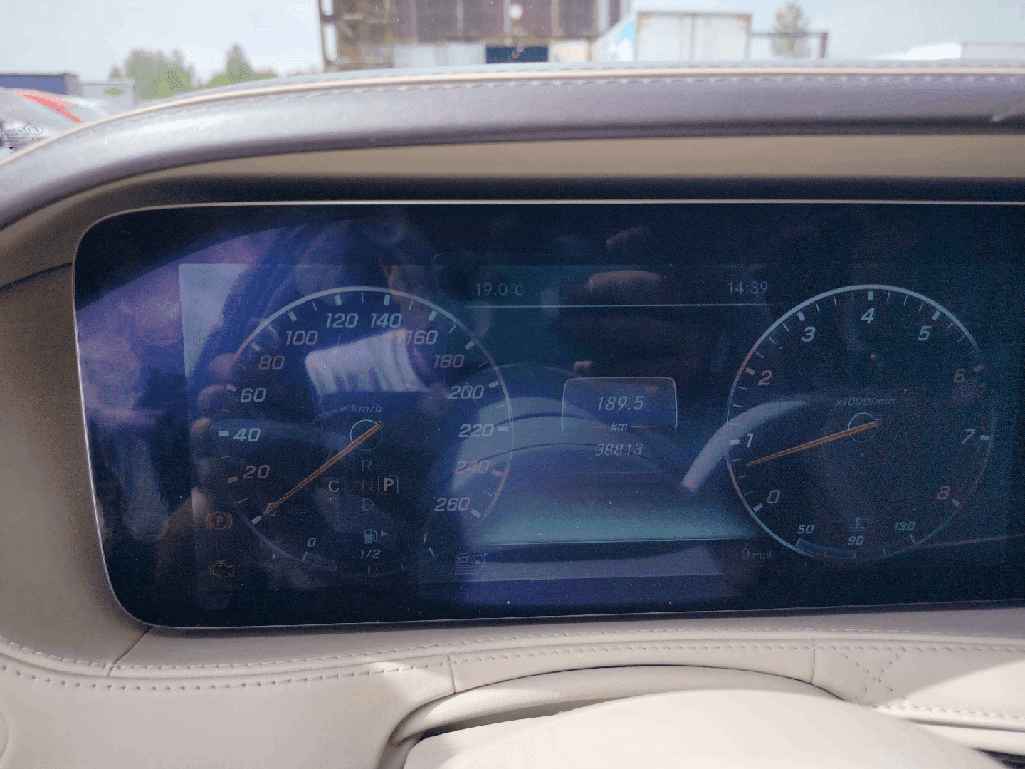Mercedes-Benz S седан,  38 813 км, 2019 года в лизинг