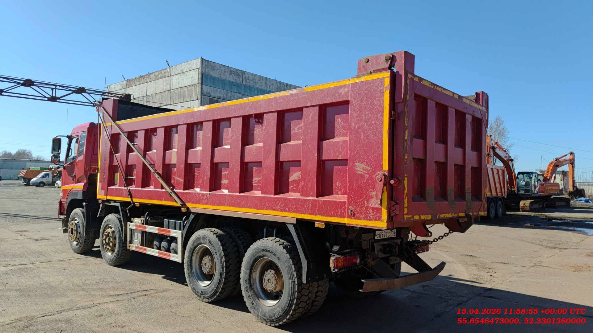 DongFeng DFH 3440 A 80 8x4,  55 984 км, 2022 года в лизинг