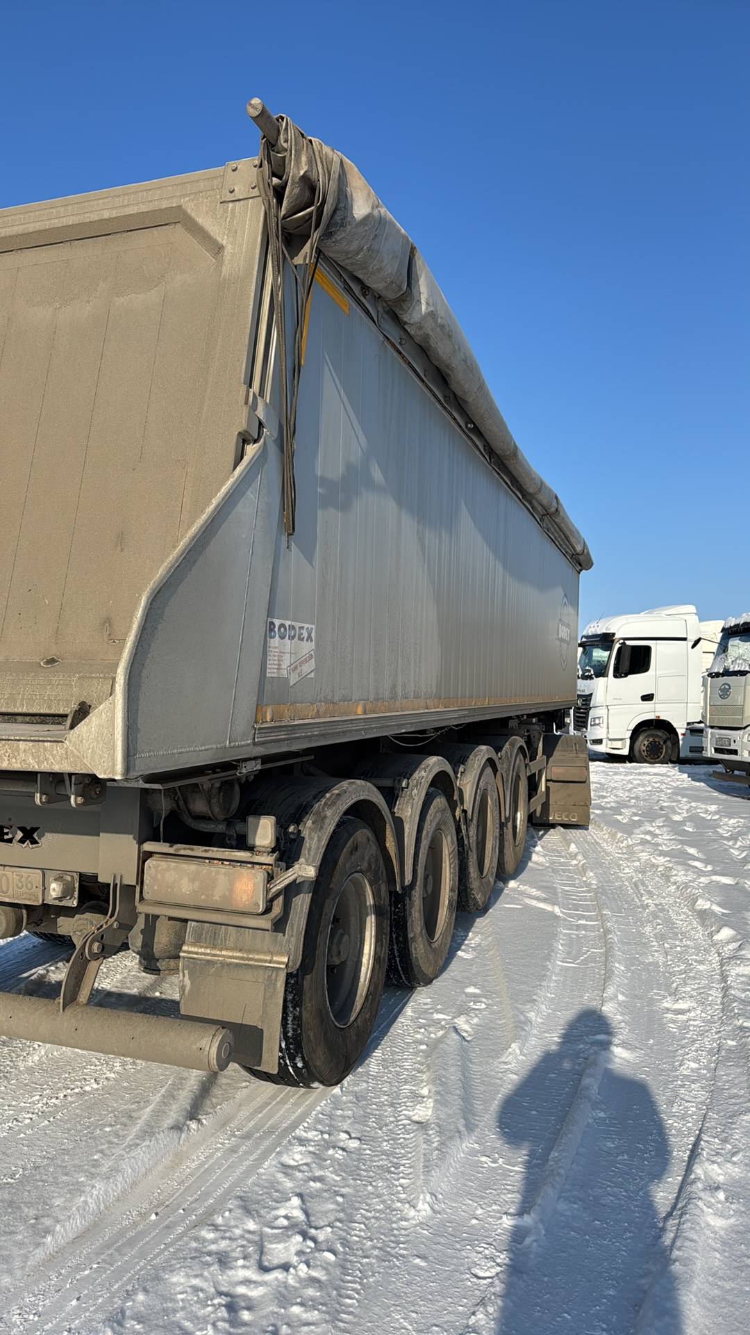 BODEX Самосвальный KIS 4WA1 40 м³, 2022 года в лизинг