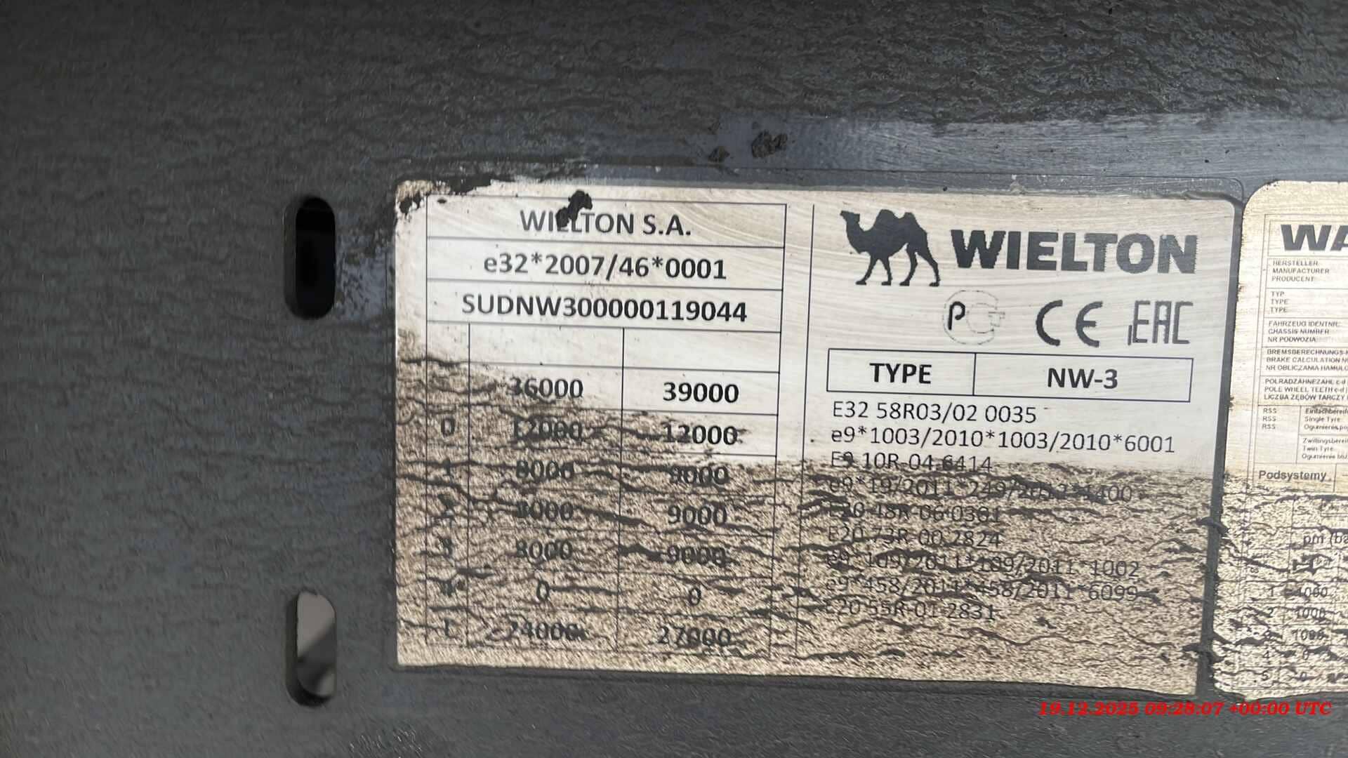 Wielton NW 3 А 48 SD, 2023 года в лизинг