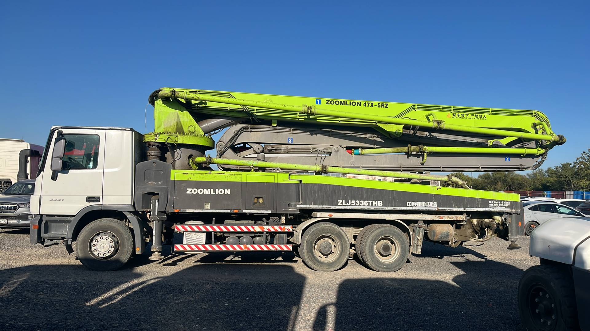 Mercedes-Benz Actros 3341 6x4 (для бетононасосов),  36 982 км, 2015 года