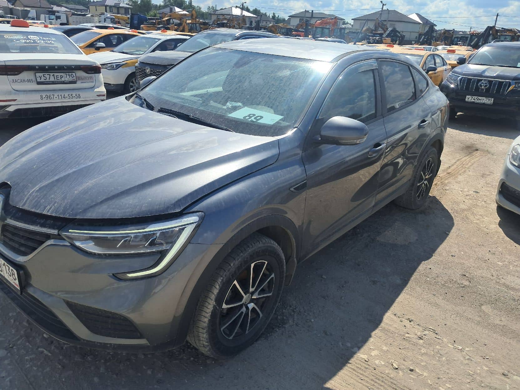 Renault Arkana,  99 928 км, 2021 года в лизинг