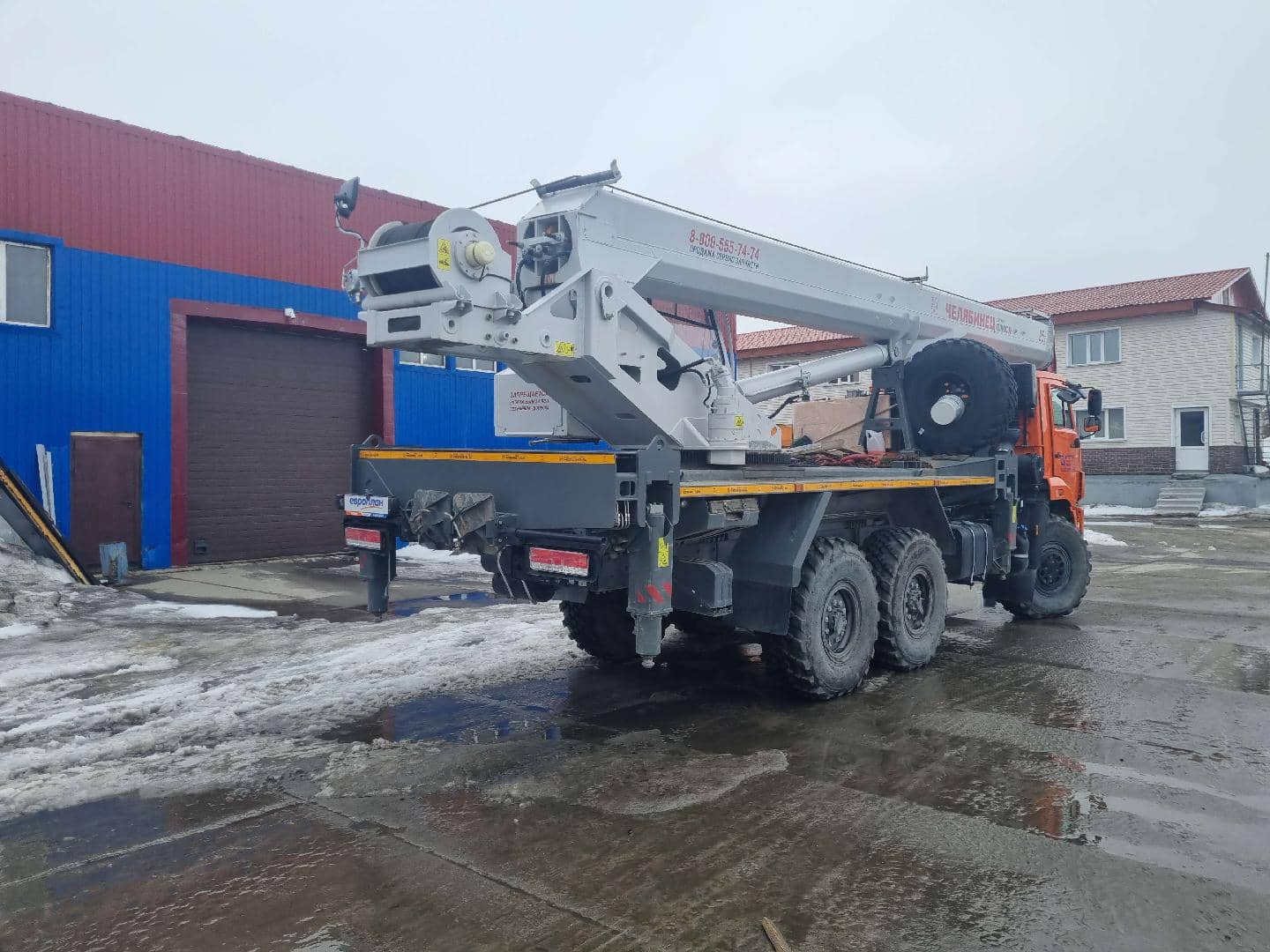 ЧЕЛЯБИНЕЦ КС-55732-24 КАМАЗ 43118 (6x6) г/п 25т. стрела 24м.,  1 378 км, 2024 года в лизинг