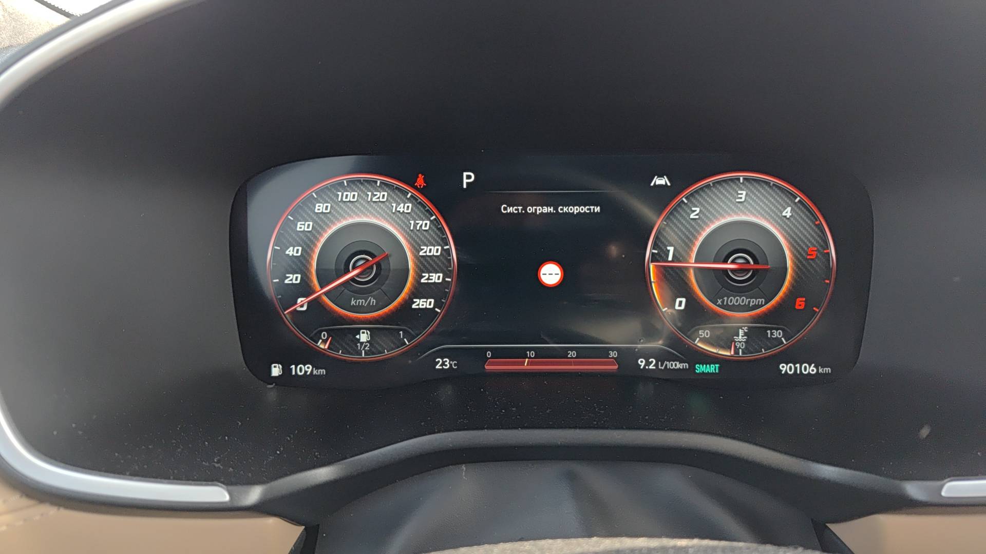 Hyundai Santa Fe,  90 106 км, 2022 года в лизинг