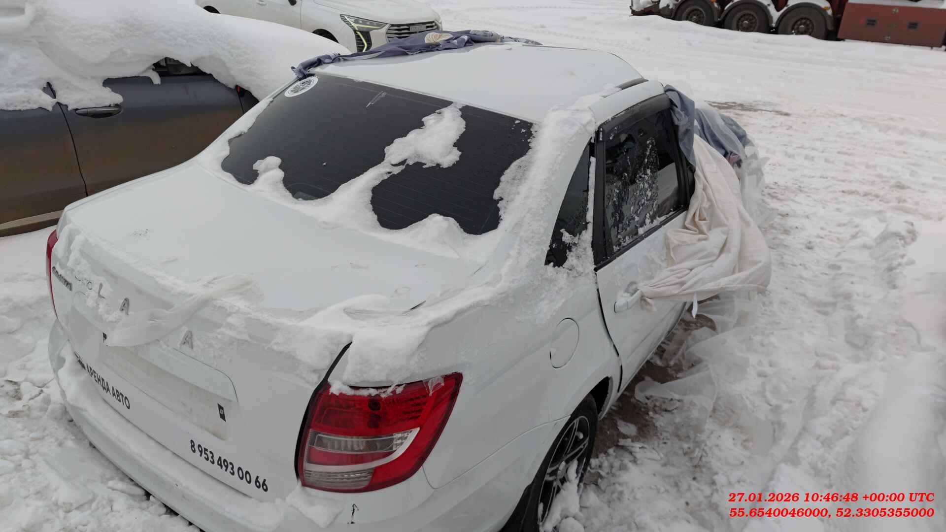 Lada Granta седан,  50 000 км, 2023 года в лизинг