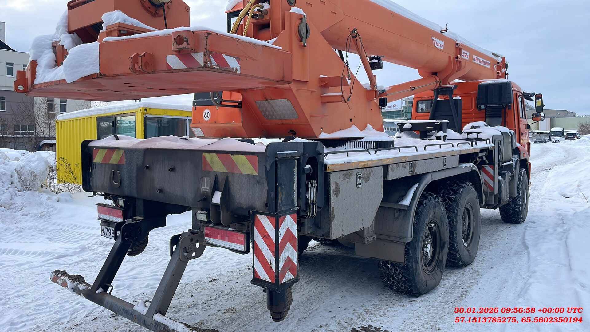 Камышинский Крановый Завод КС-55729-5K-31 KAMAZ-43118 (6х6) г/п 32т. стрела 31м. ,  11 970 км, 2022 года в лизинг