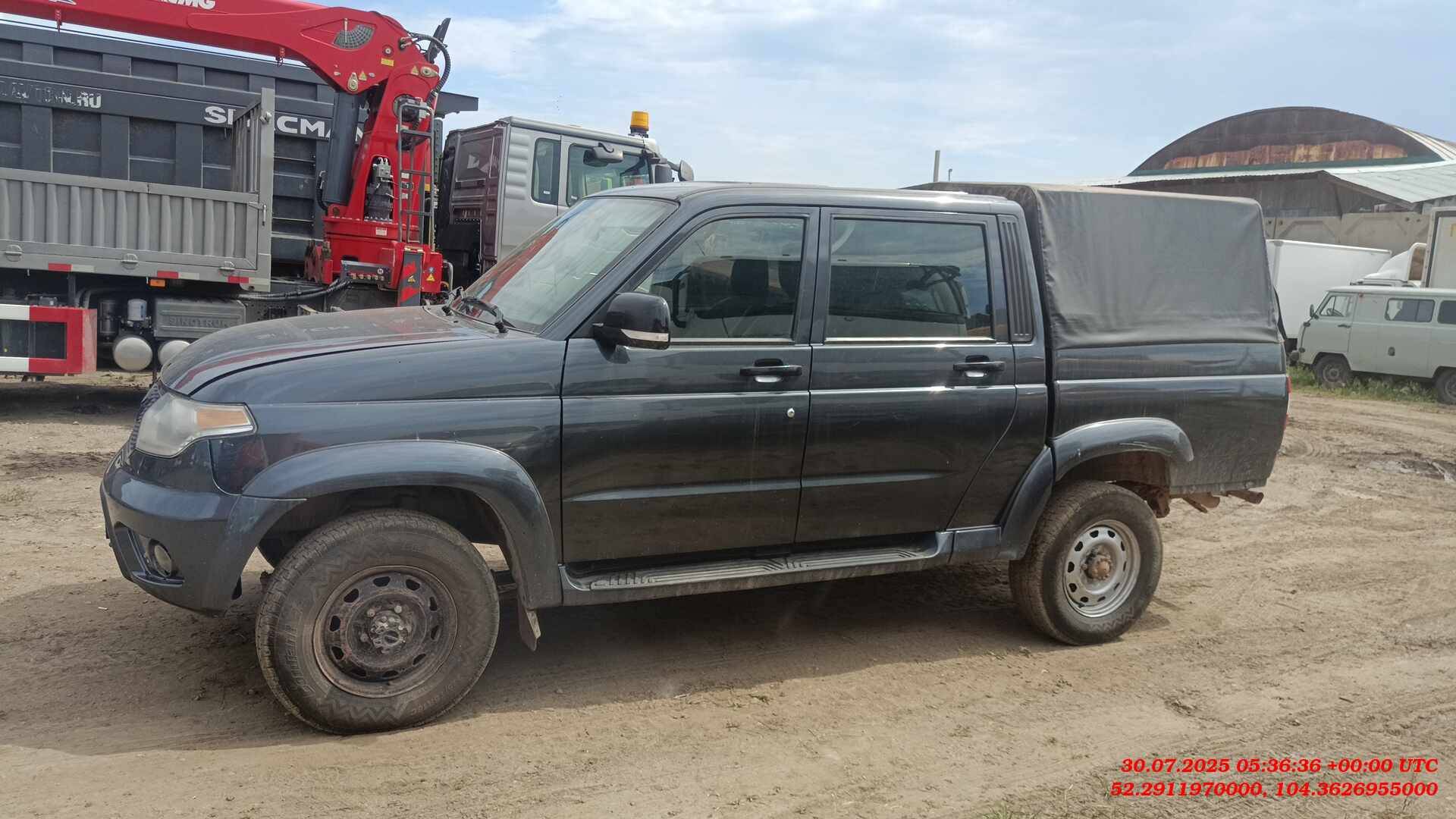 УАЗ Pickup,  85 491 км, 2023 года в лизинг