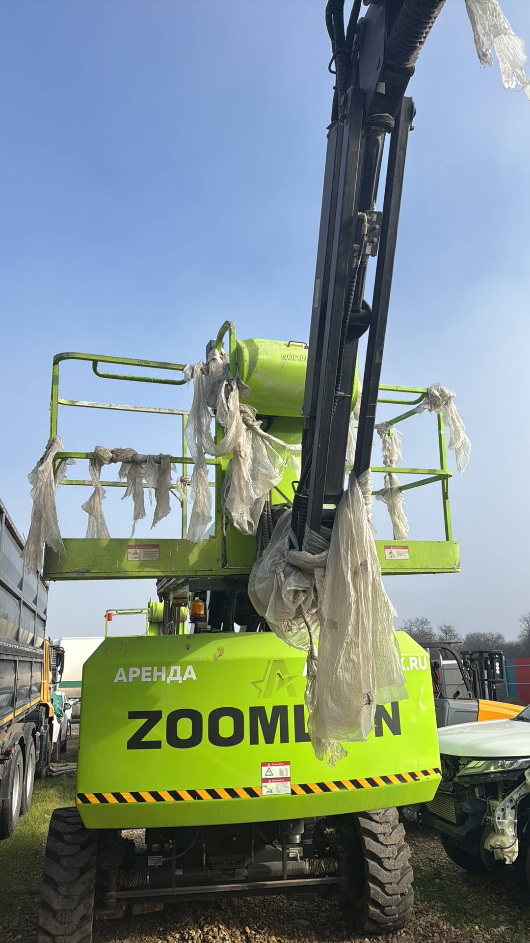 Zoomlion ZT20J самоходный телескопический подъемник,  1 336 км, 2022 года в лизинг