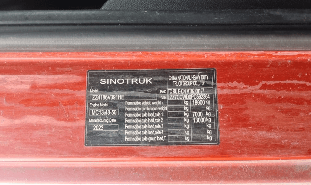 Sitrak C7H MAX ZZ4186V391HE,  407 904 км, 2023 года в лизинг