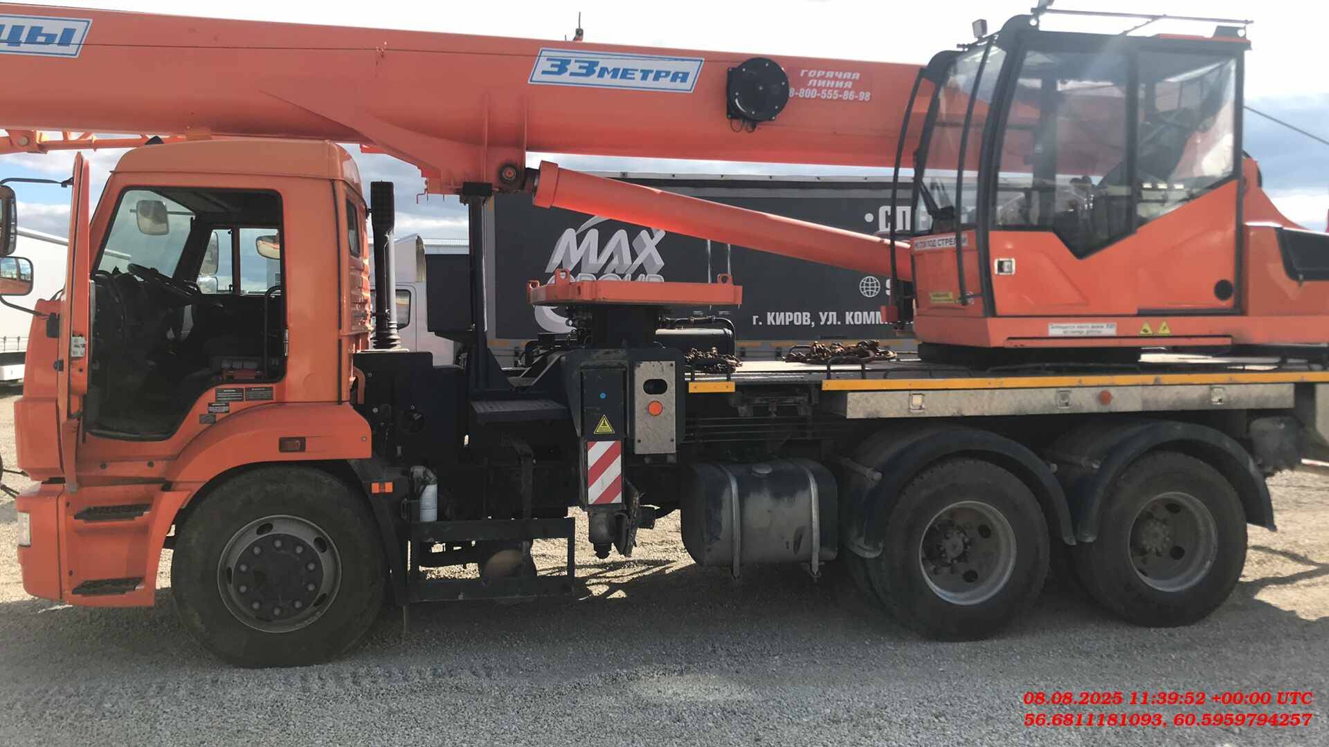Клинцы ПКС-55713-1К-4В КАМАЗ-65115 (6х4) г/п 25т. стрела 32,5м.,  3 417 км, 2022 года в лизинг