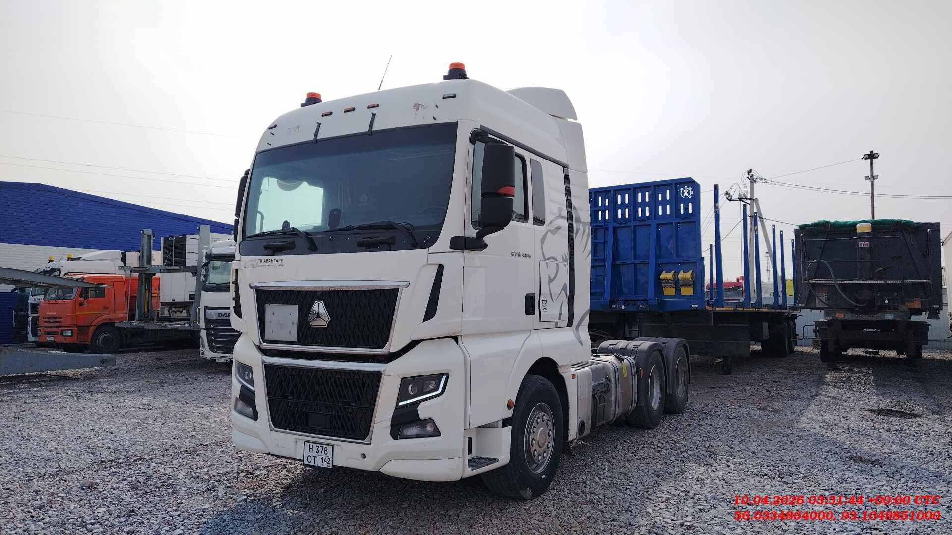 Sitrak С7Н MAX 6×4 ZZ4256V364HE,  498 948 км, 2023 года в лизинг