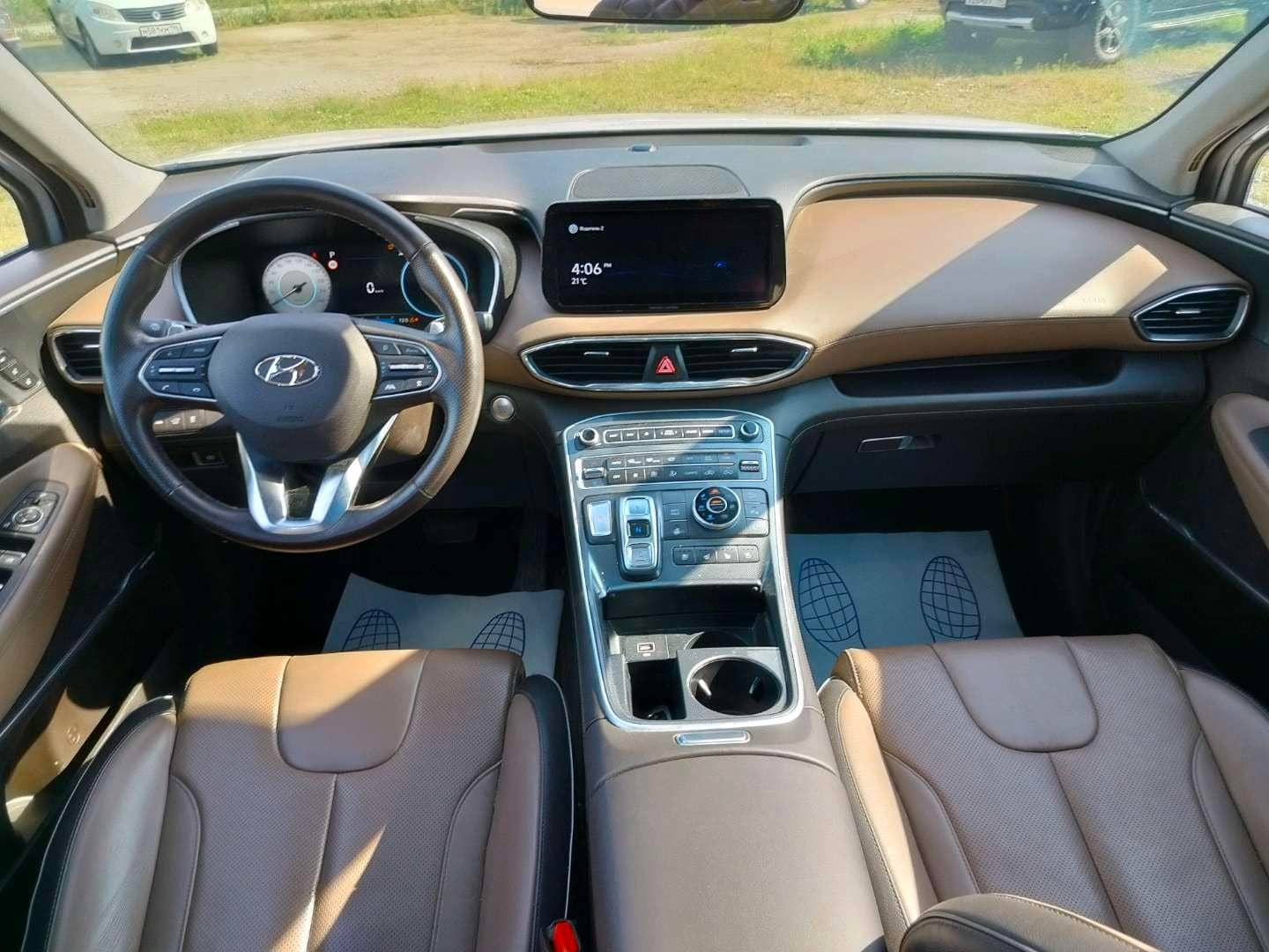 Hyundai Santa Fe,  76 080 км, 2021 года в лизинг