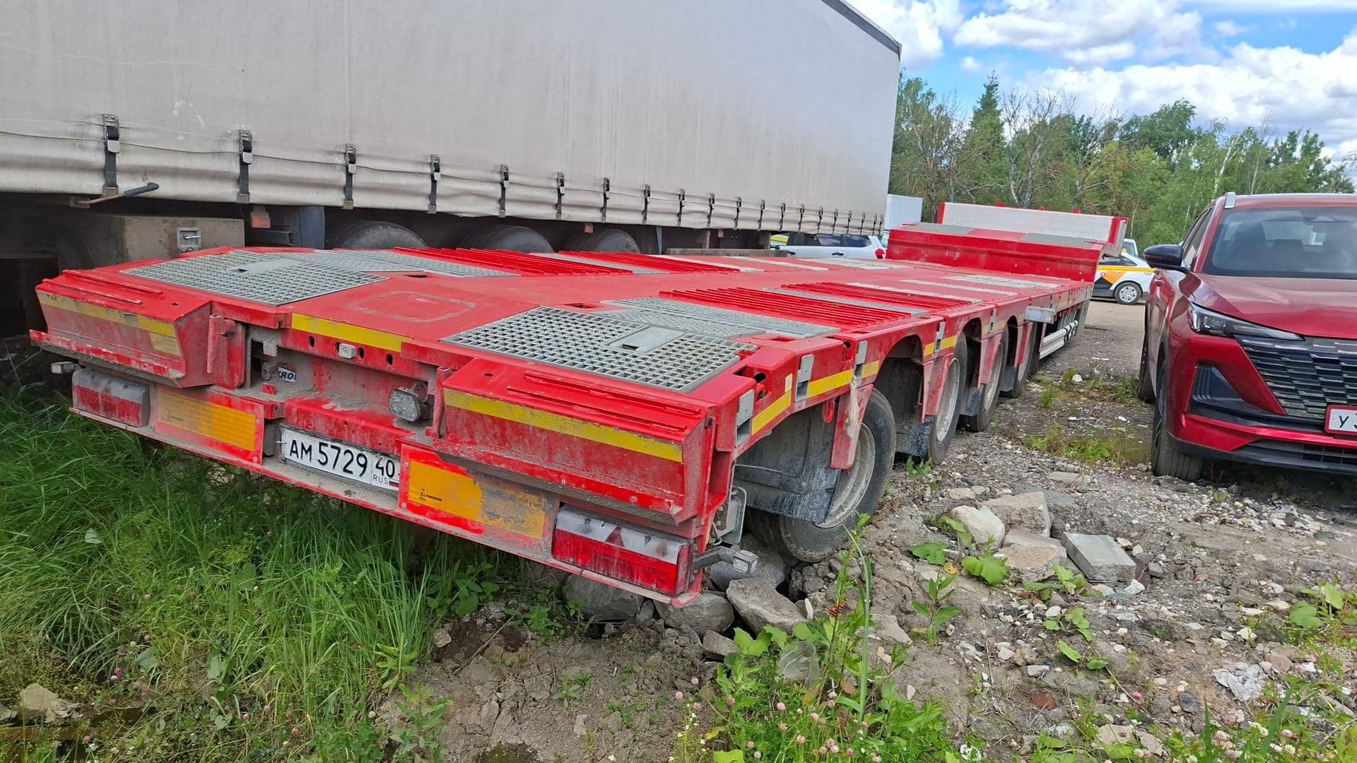 Lider Trailer LOWBED 4 axels,  100 000 км, 2024 года в лизинг