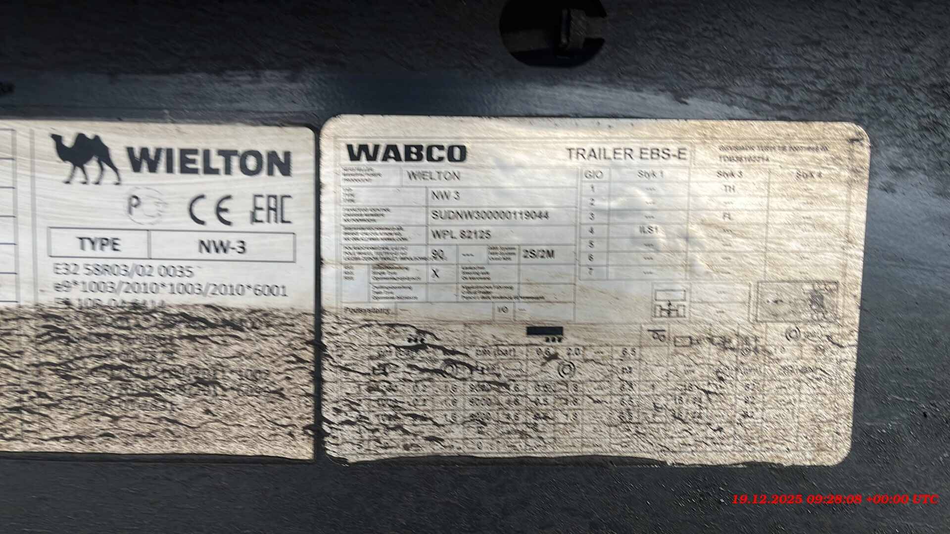 Wielton NW 3 А 48 SD, 2023 года в лизинг