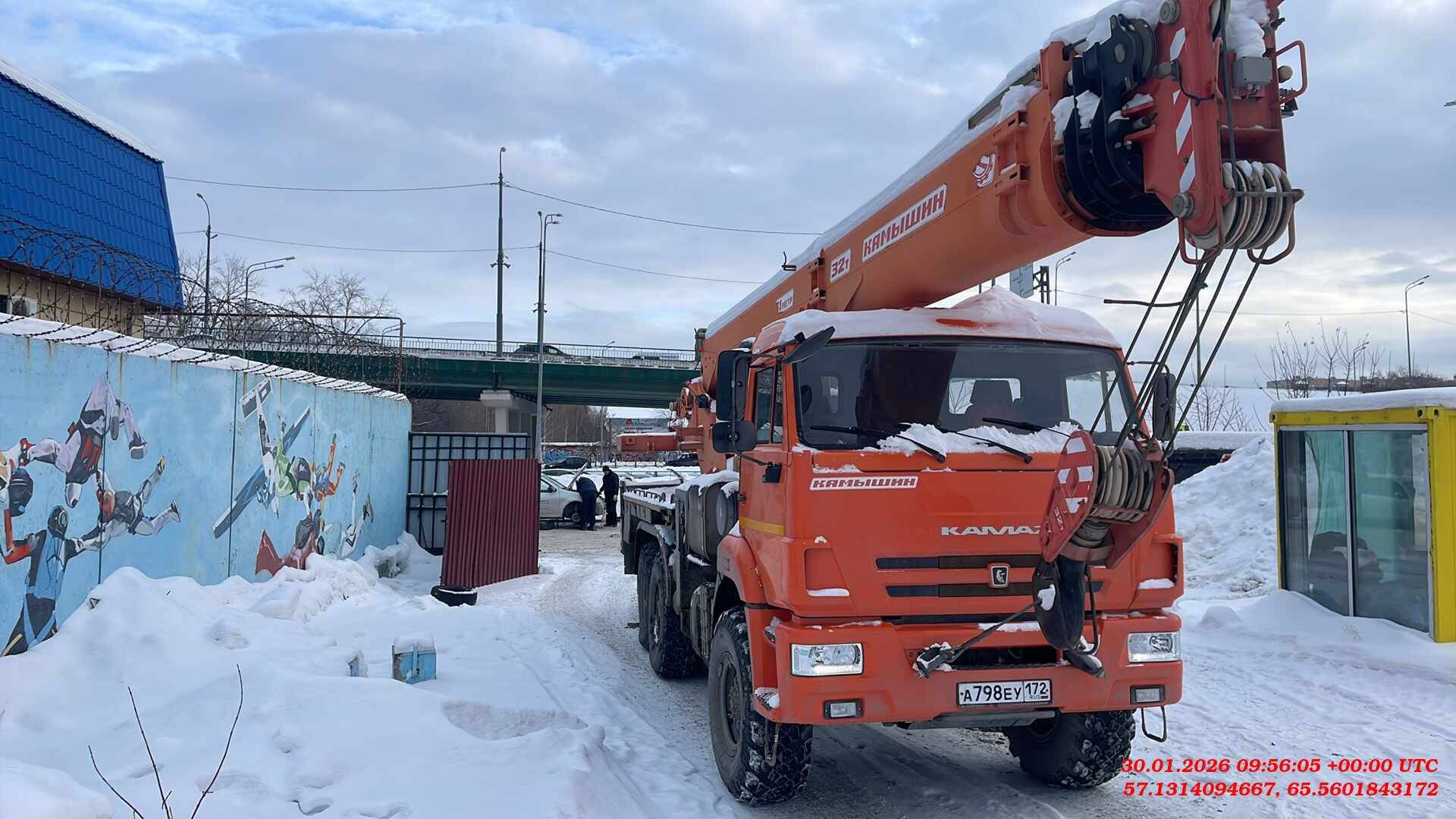 Камышинский Крановый Завод КС-55729-5K-31 KAMAZ-43118 (6х6) г/п 32т. стрела 31м. ,  11 970 км, 2022 года в лизинг