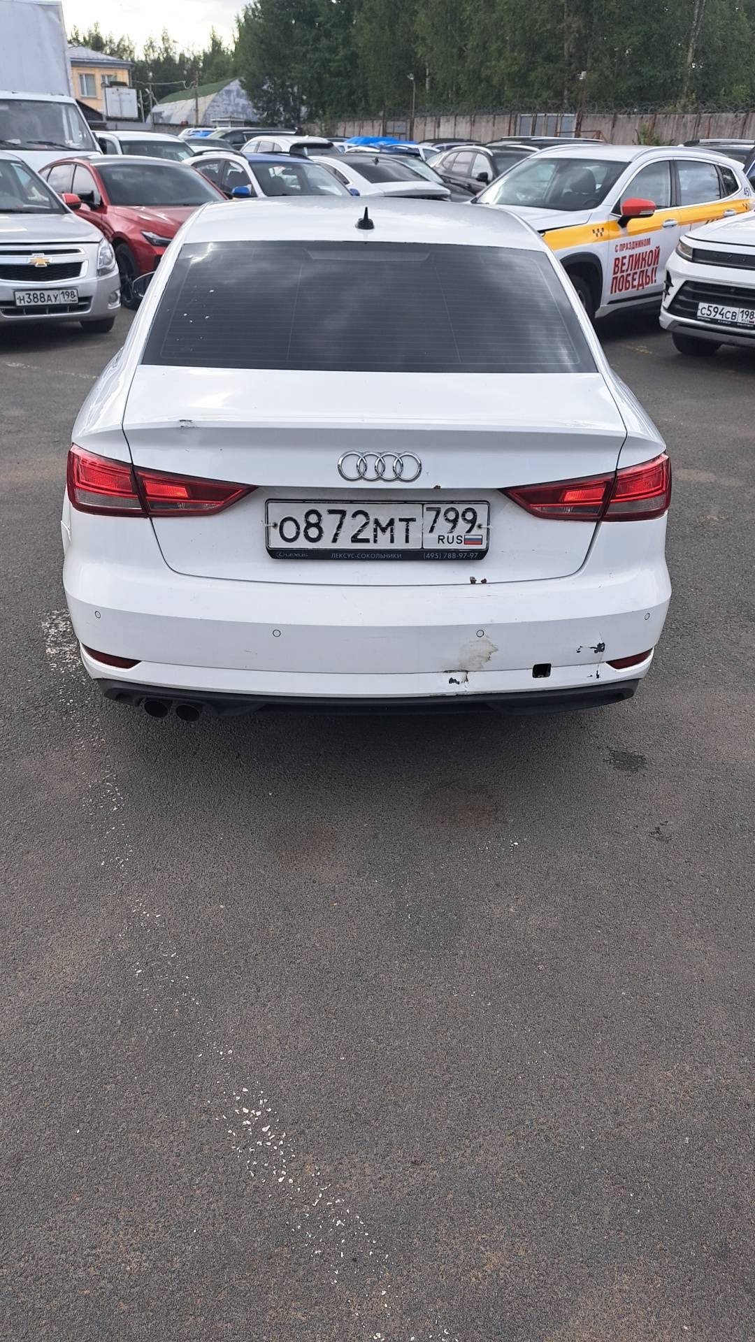 Audi A3 Sedan,  216 173 км, 2018 года в лизинг