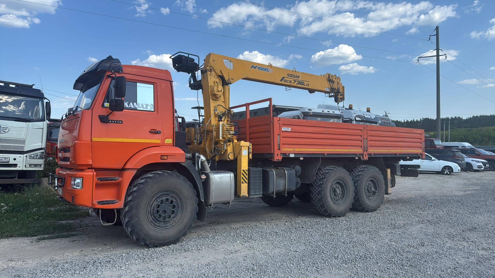 КАМАЗ 43118-50(E5),  15 233 км, 2022 года в лизинг