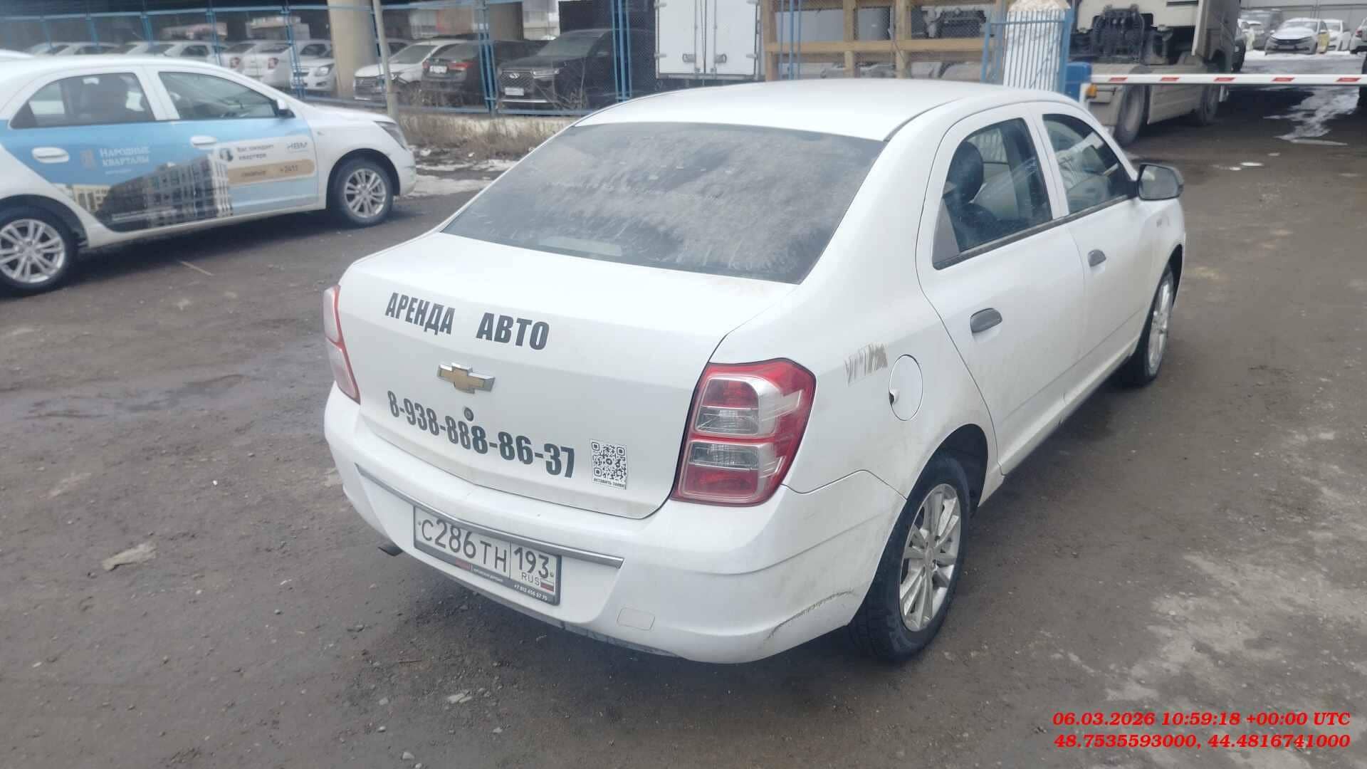 Chevrolet Cobalt,  63 515 км, 2023 года в лизинг