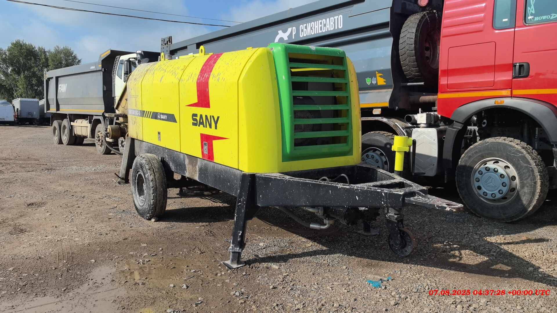 SANY HBT8016C-5 бетононасос прицепной