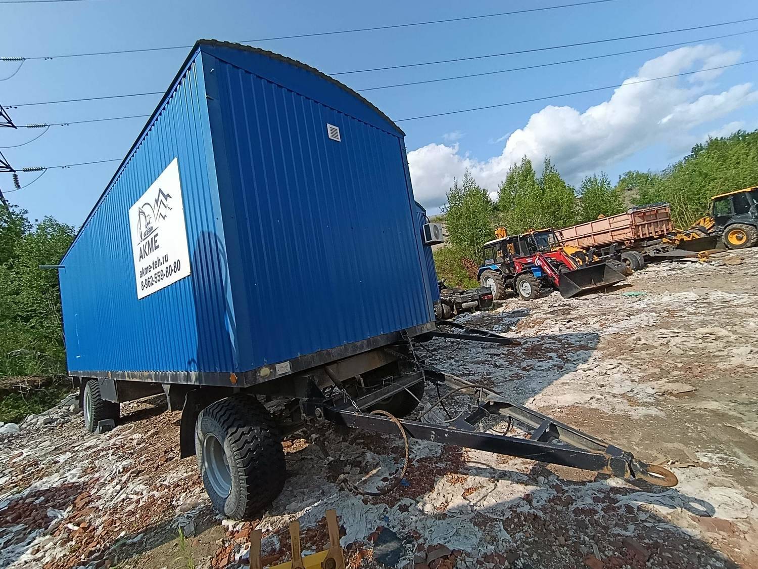 НЗМЗ Прицеп тракторный "Торос" 892831 Вагон-дом (сауна с душевой)