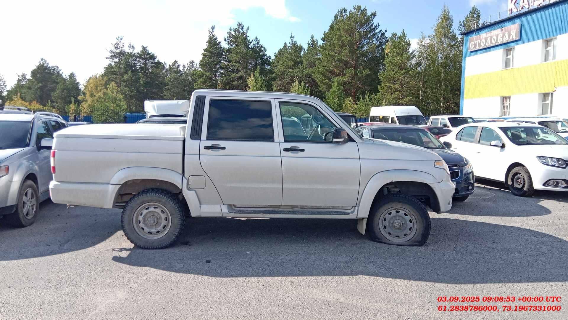 УАЗ Pickup,  100 000 км, 2023 года в лизинг