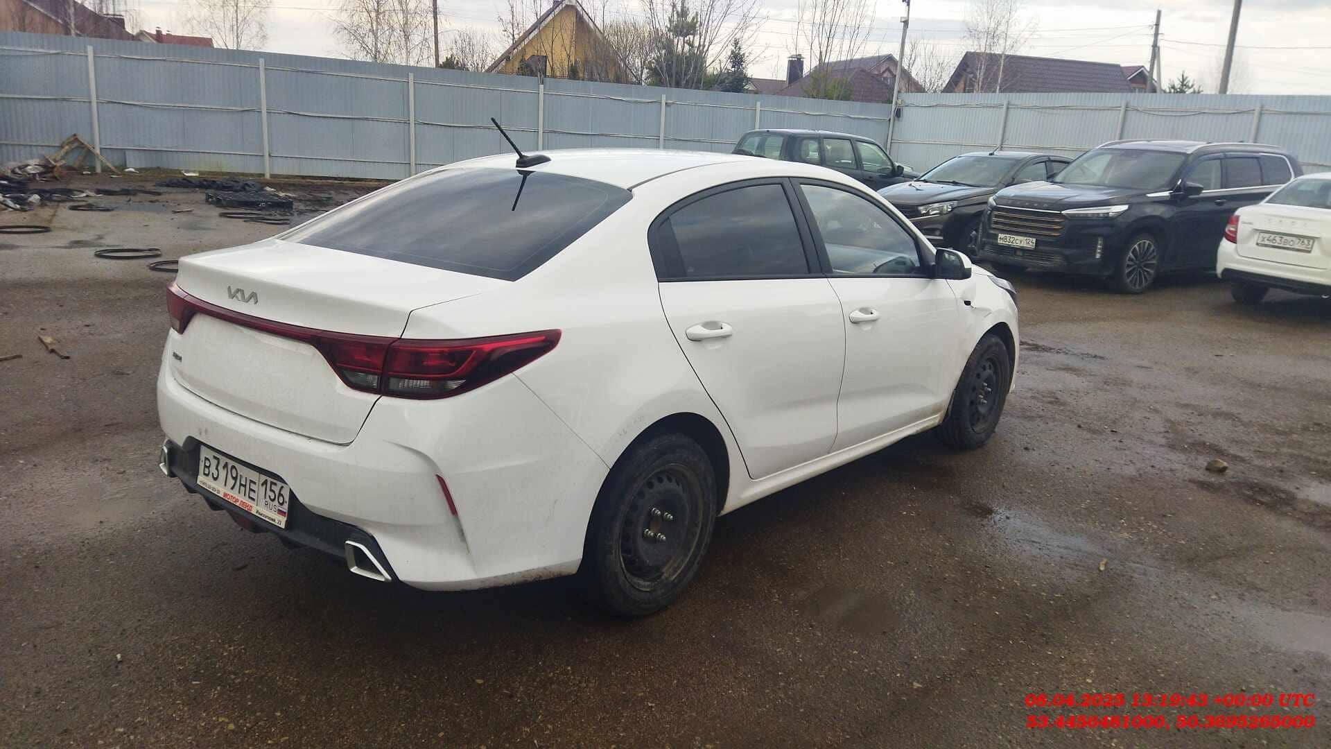 KIA Rio,  102 726 км, 2021 года в лизинг