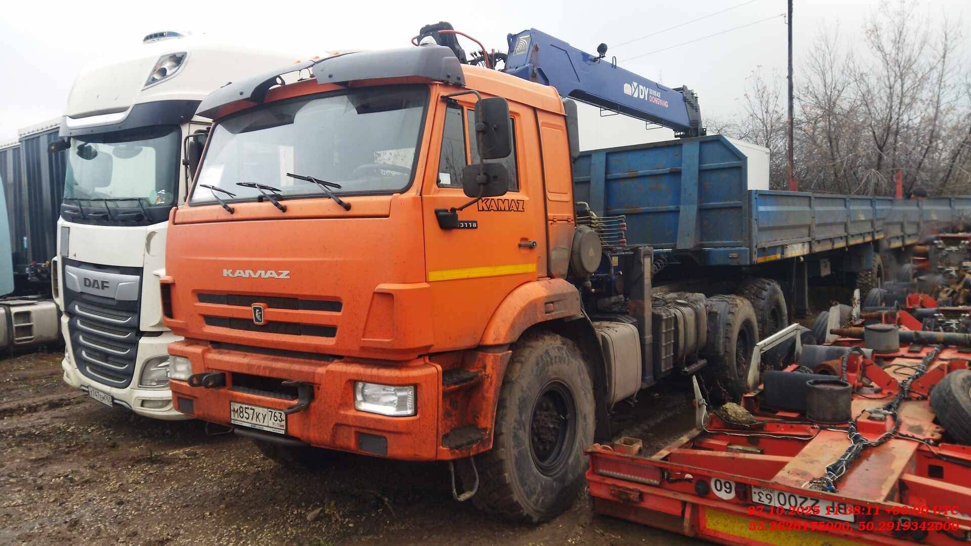 КАМАЗ 43118-A5,  106 262 км, 2021 года в лизинг