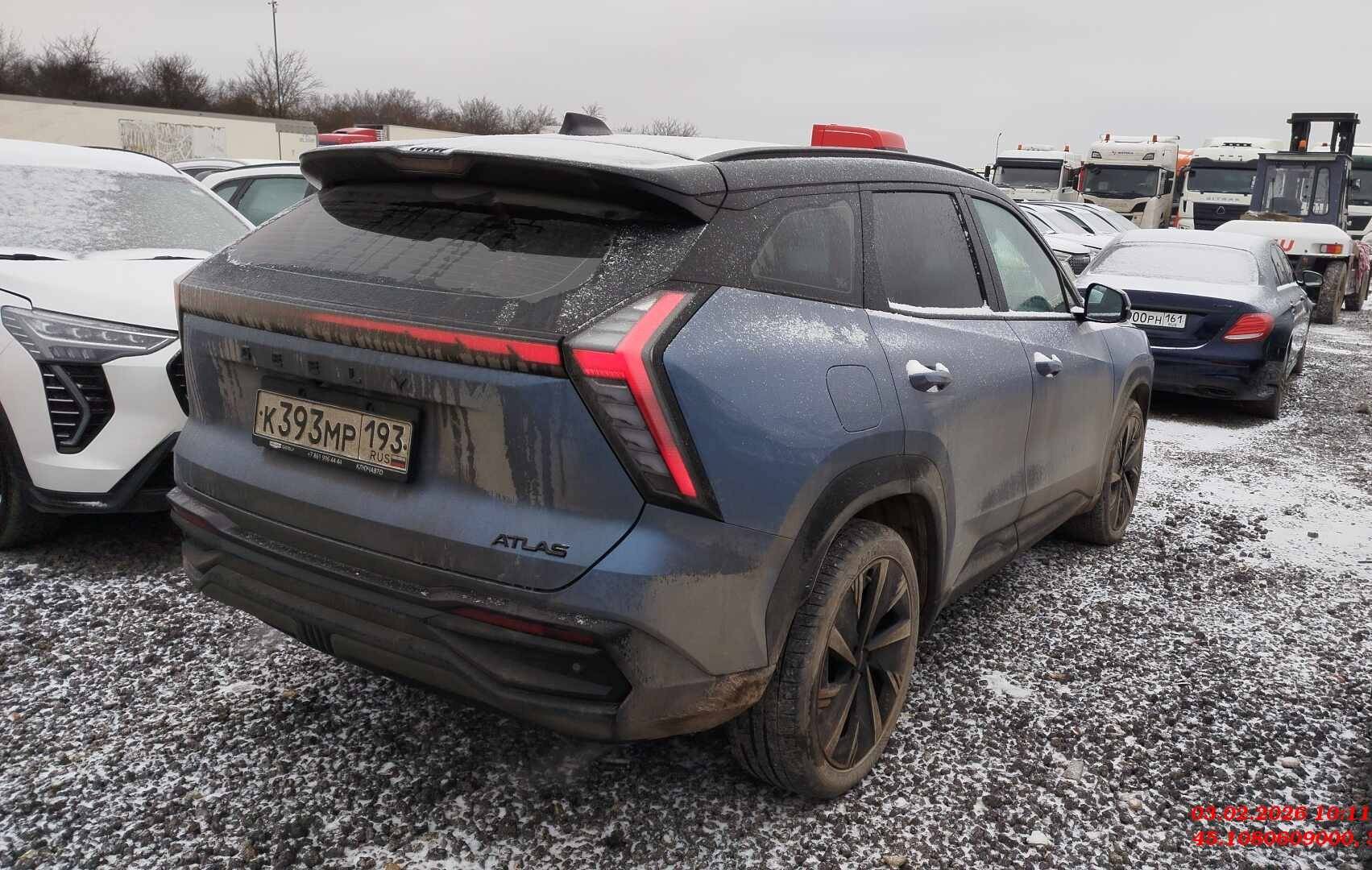 Geely Atlas,  22 728 км, 2024 года в лизинг