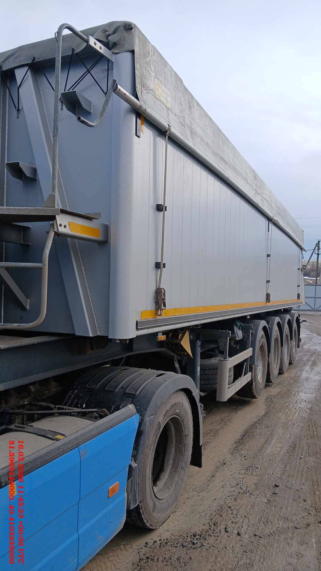 BODEX Самосвальный KIS 4WA1 40 м³, 2023 года в лизинг