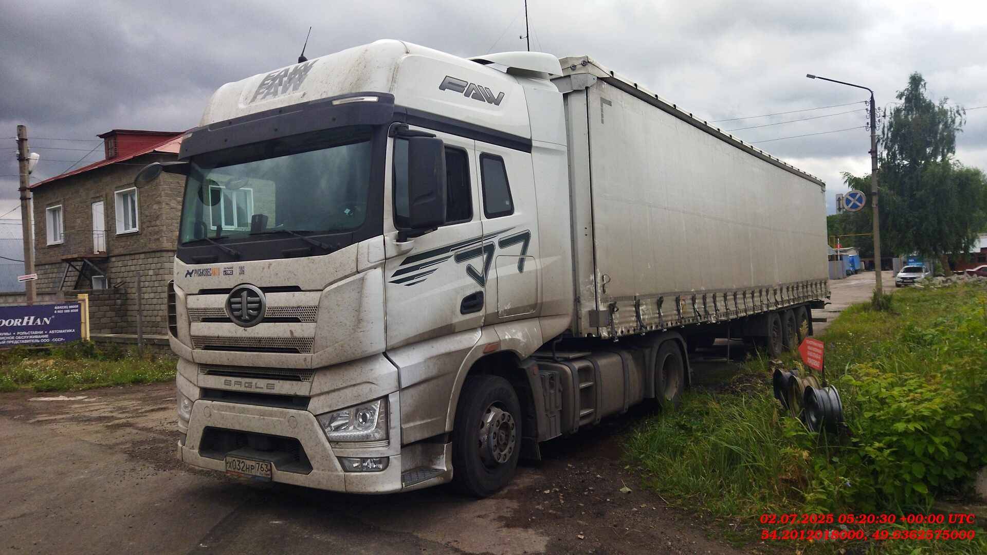 FAW CA4180P77K25E5 4x2,  92 799 км, 2023 года в лизинг