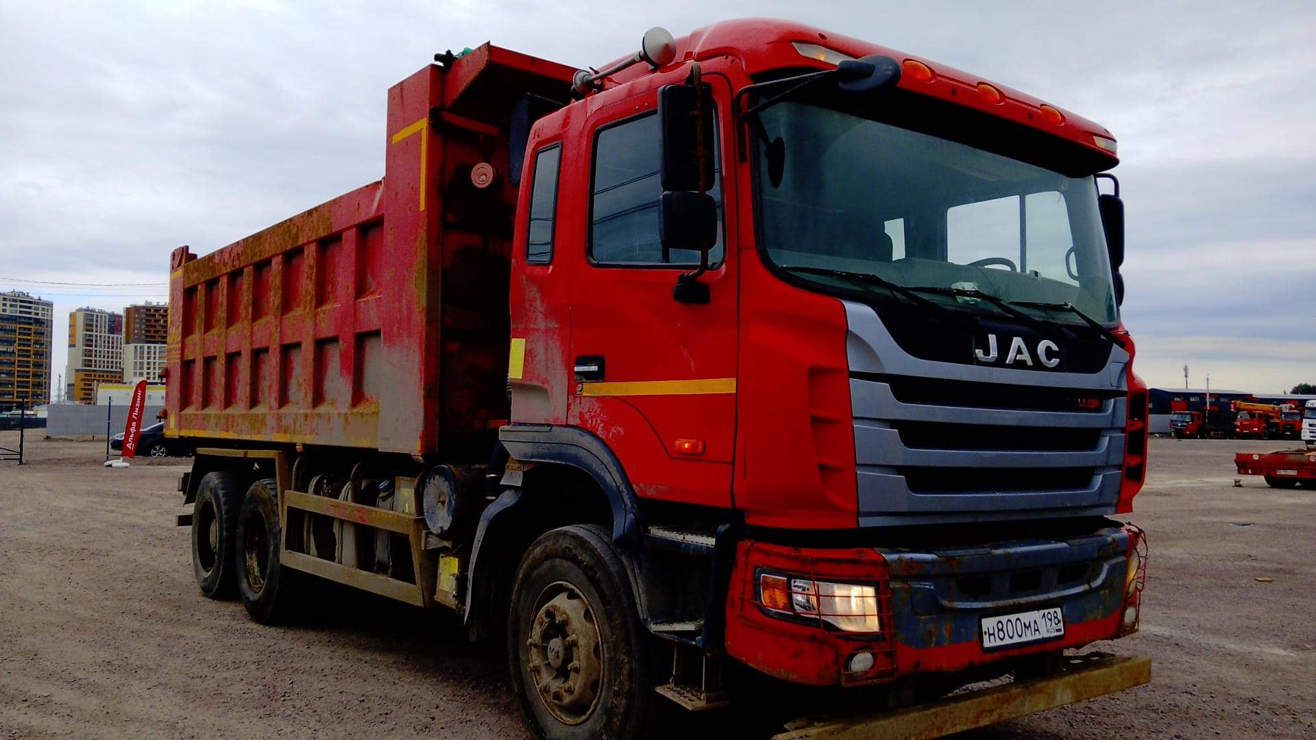 JAC N350 6x4,  152 597 км, 2022 года в лизинг