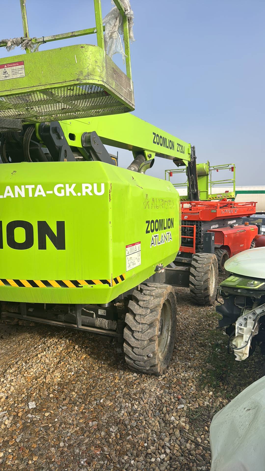 Zoomlion ZT20J самоходный телескопический подъемник,  1 336 км, 2022 года в лизинг