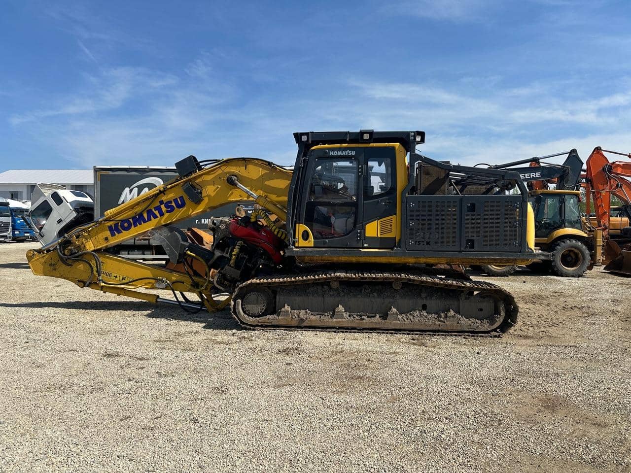 KOMATSU PC210LC-10M0 с харвестрной головкой Komatsu C144, 2022 года в лизинг