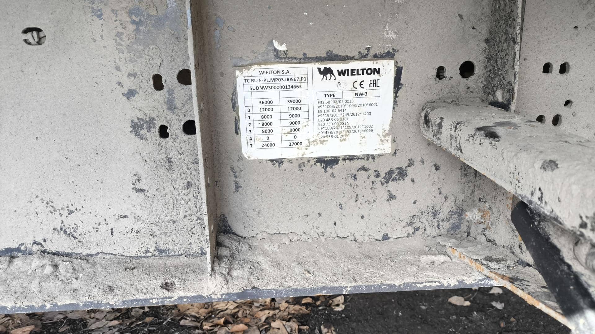 Wielton NW 3 А 44 SD, 2022 года в лизинг
