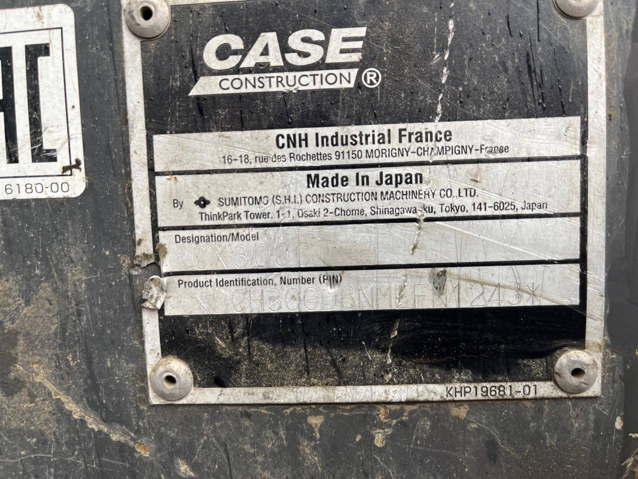 CASE CX300C Лот 000003790