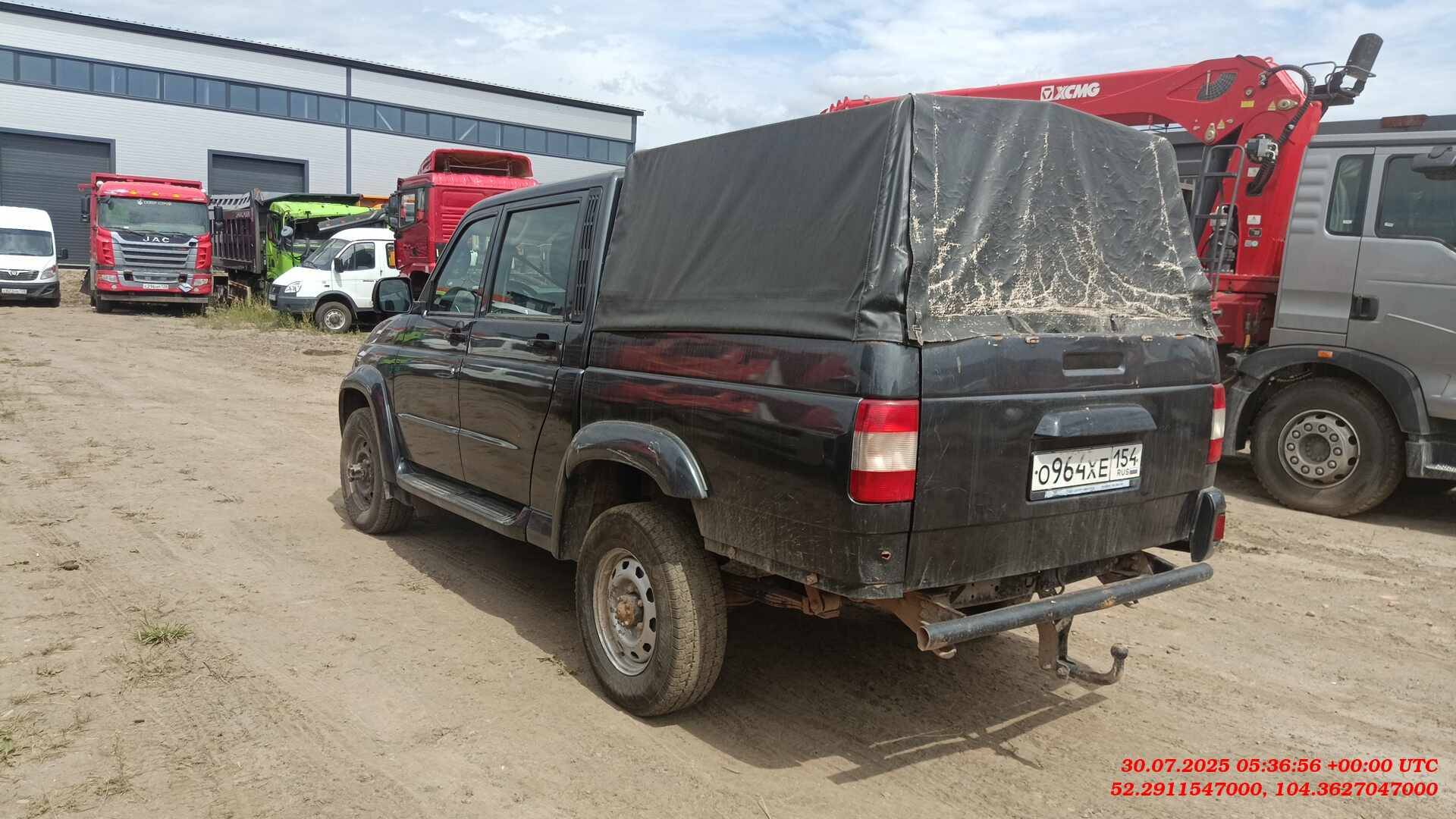 УАЗ Pickup,  85 491 км, 2023 года в лизинг