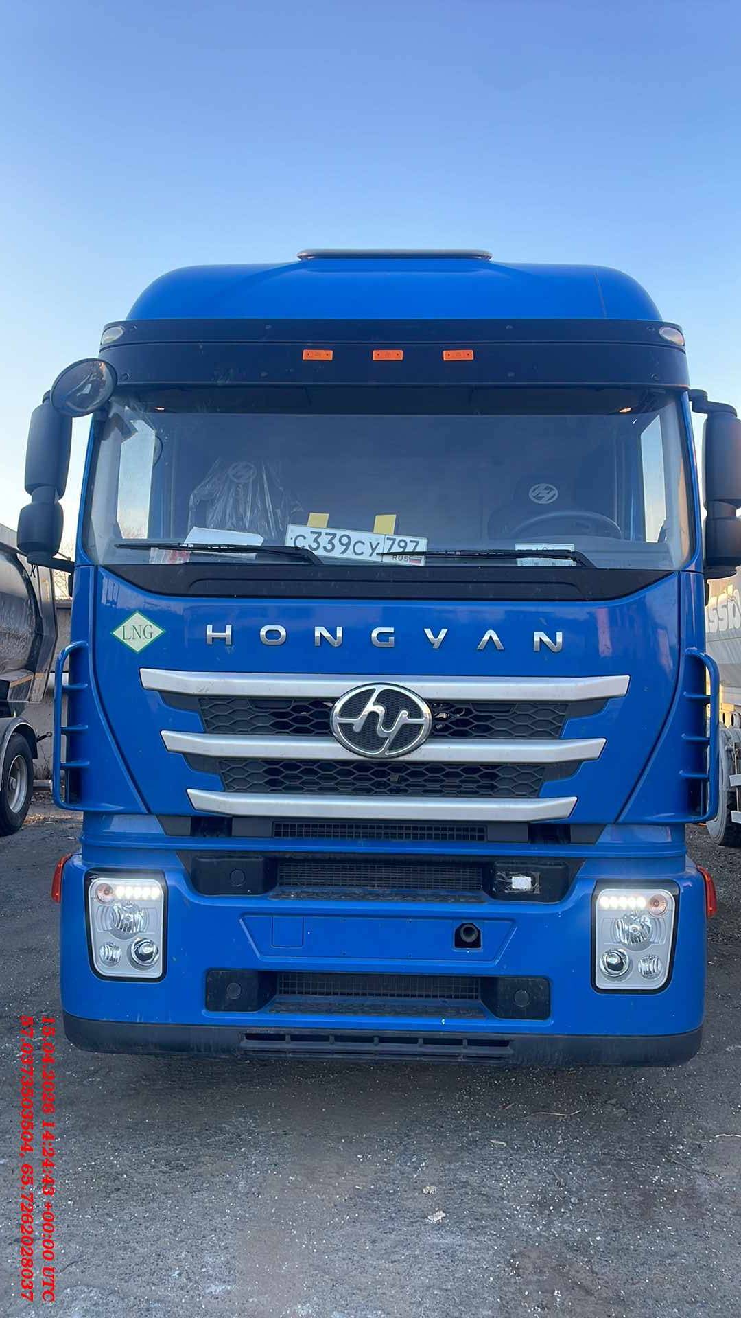 HONGYAN CQ4187HD12381T LNG,  9 433 км, 2024 года в лизинг