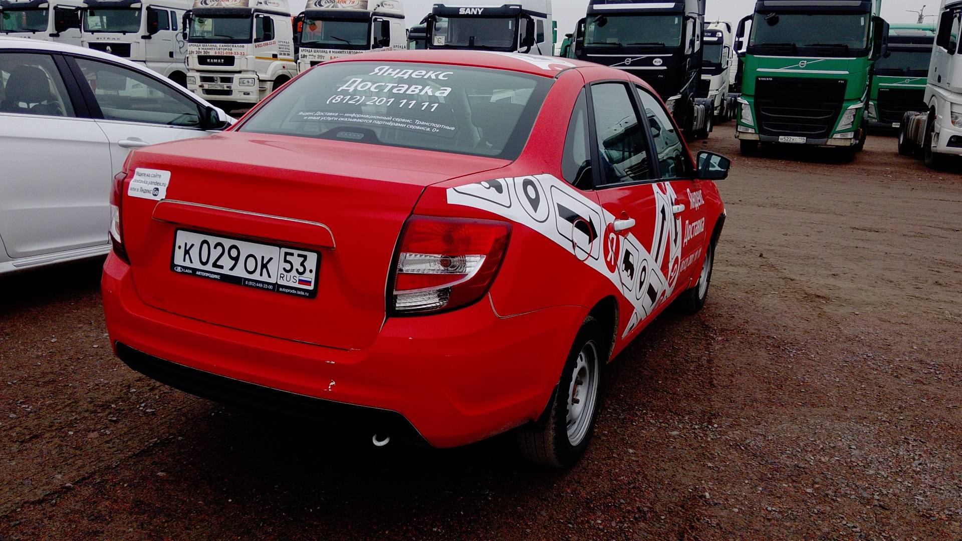 Lada Granta седан,  53 000 км, 2024 года в лизинг