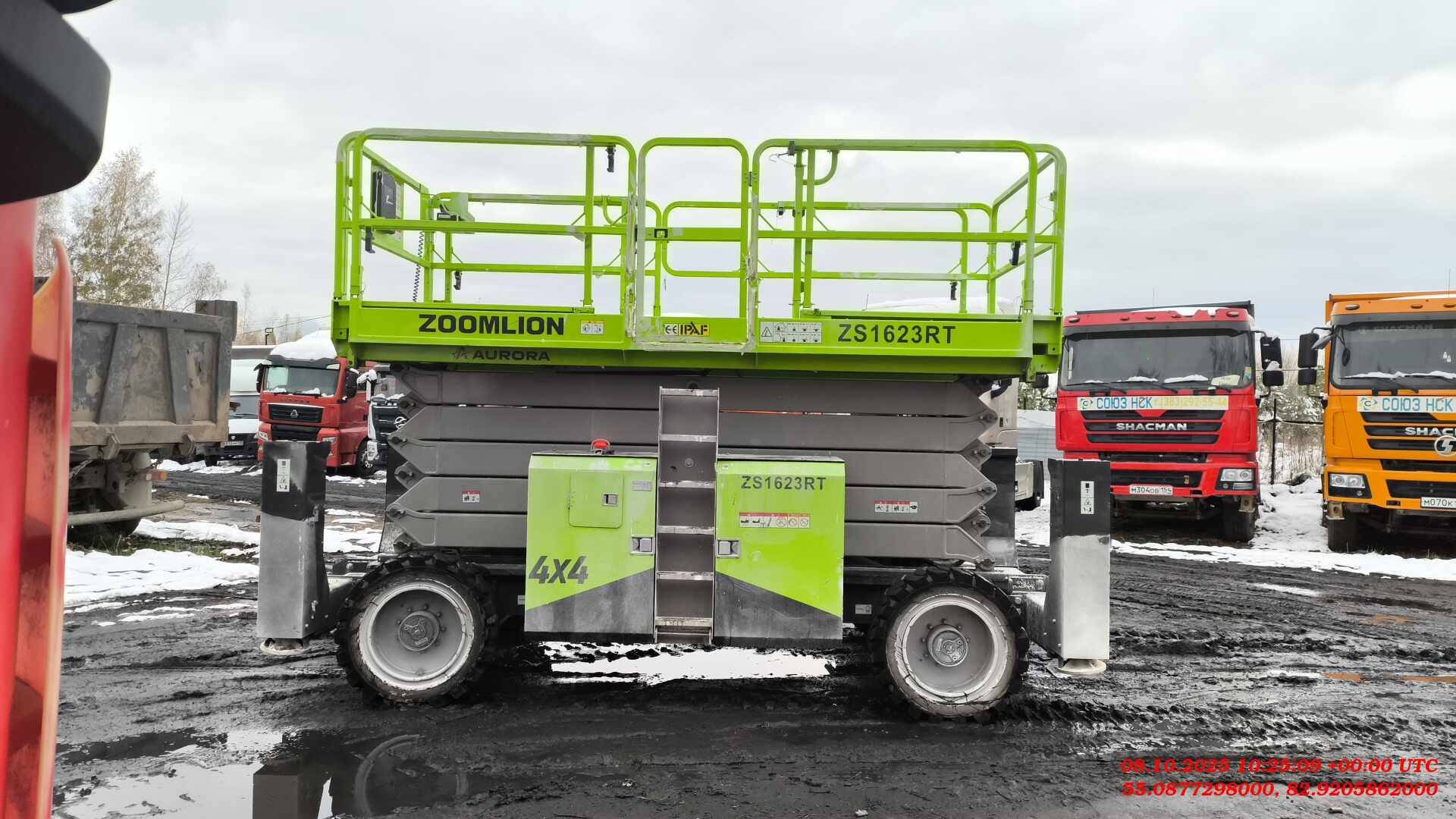 Zoomlion ZS1623RT ножничный подъемник самоходный, 2024 года в лизинг